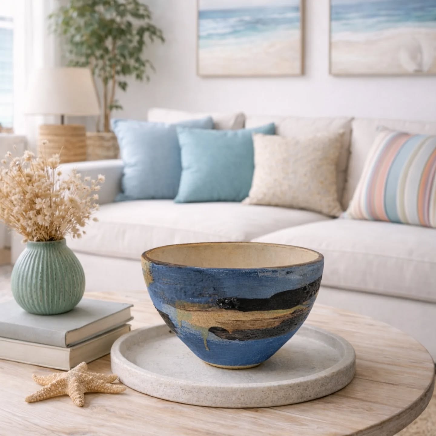 Need a little coastal vibe in your home?
Both of these unique handmade ceramic vessels are currently available at the @cooroybutterfactory members gallery as part of the fabulous Combustion exhibition.
..
#sunshinecoastgalleries
#SunshineCoastpotteryartist #sunshinecoastpotters #handmadeceramıcs #handmadepottery