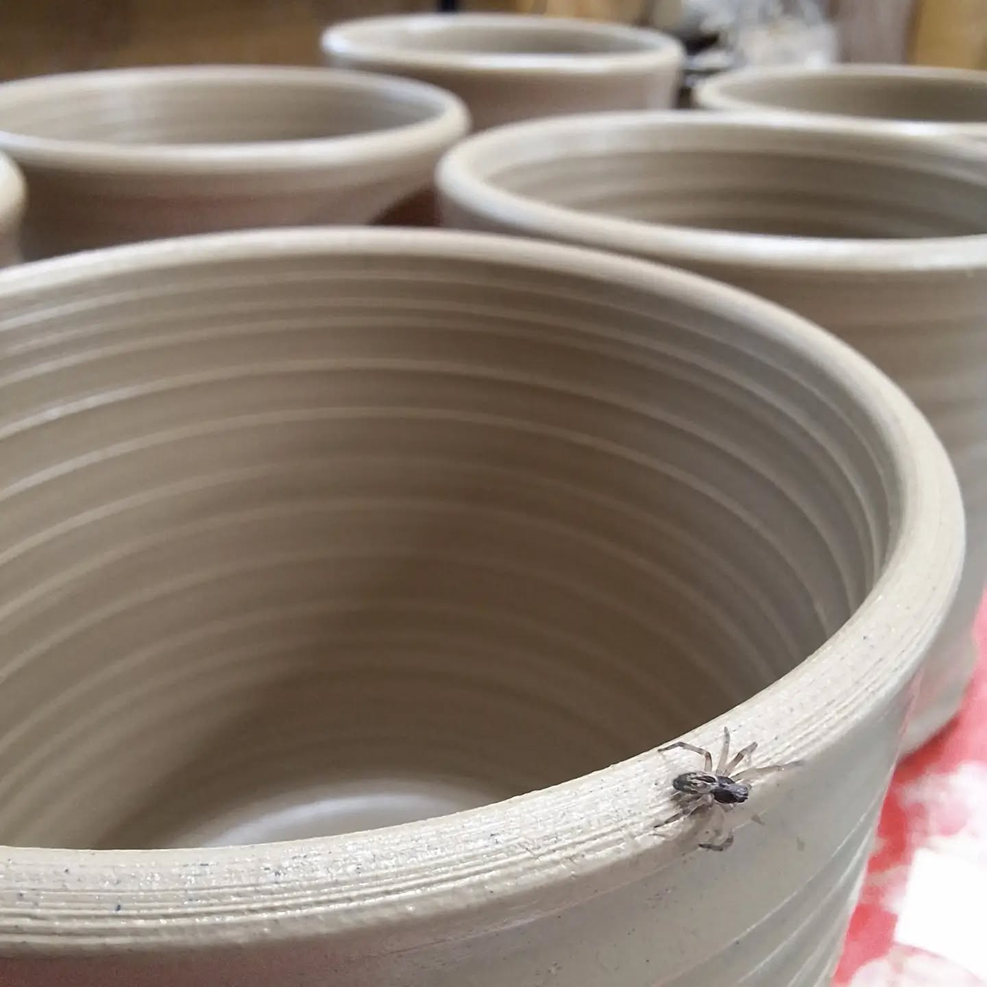 New apprentice adding finer touches to the rims