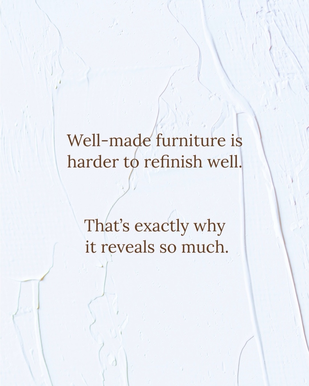 🦉Australia’s home of Wise Owl Paint
Well-made furniture is harder to refinish well.
That’s exactly why it reveals so much.
On quality pieces, every decision shows. Preparation, primer choice, technique and finish all become more visible when the furniture carries carving, joinery, grain and proportion.
Detail exposes everything.
That’s why the goal of good refinishing isn’t to overpower the piece.
It’s to work with the craftsmanship that’s already there.
When the finishing system is predictable — primer, colour, topcoat, or timber care where the furniture calls for it — the result feels far more resolved. The finish enhances the furniture instead of competing with it.
Well-made furniture doesn’t need hiding. It deserves a finish that respects the craftsmanship.
If you’re serious about professional furniture finishes, follow along. I share what actually works.
Available from The Furniture Paint Shop ~ Australia’s home of Wise Owl Paint 🦉
#FurniturePaintShopAustralia
#WiseOwlPaintAustralia
#WiseOwlPaint
#FurnitureRefinishing
#RefinishersOfInstagram