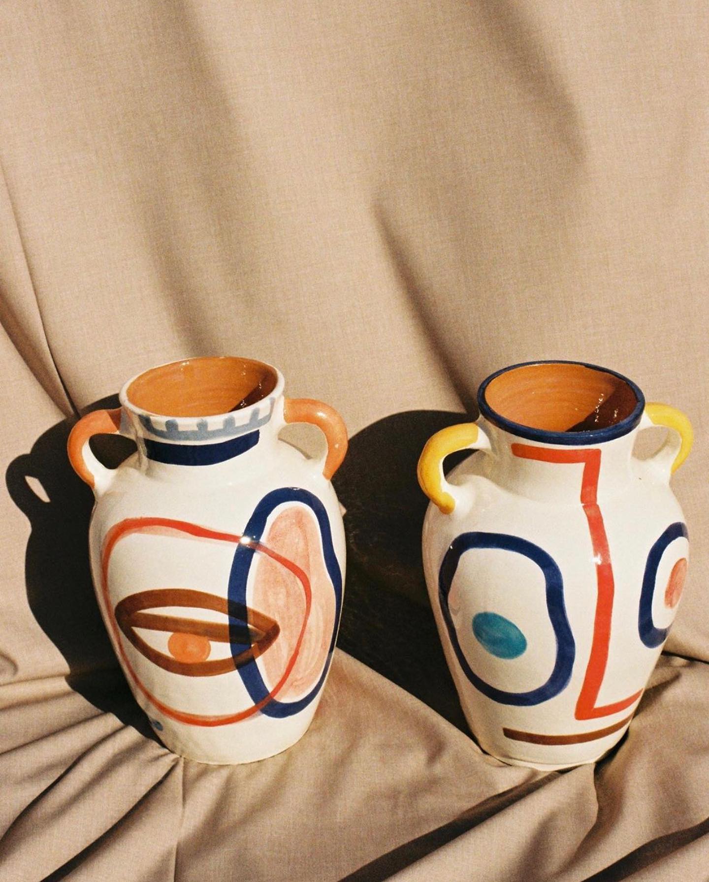 Obsessed with these ceramics by @lrnce 🧡🧡