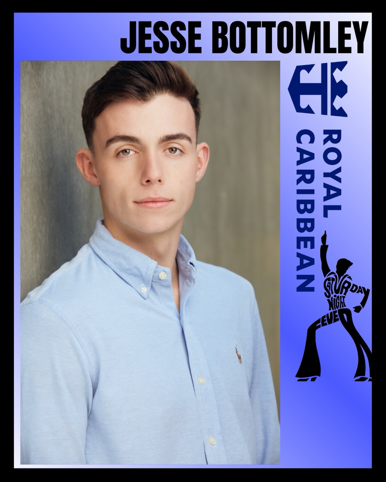 🚨CONTRACT ANNOUNCEMENT🚨
We are so proud to announce that @jessebottomleyy has secured himself a contract as an Ensemble Dancer/Vocalist in @royalcaribbeanentertainment production of Saturday Night Fever🕺
Jesse will be performing on the Liberty of the Seas cruise ship!
We are over the moon for you Jesse 💙
#patrickmanagement #pmtalent #performer #royalcaribbean #saturdaynightfever
