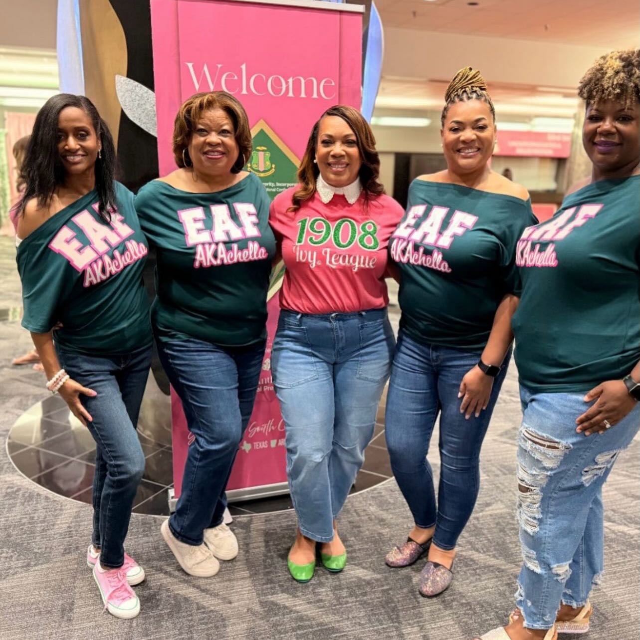 Where sisterhood meets scholarship. 💗💚 #AKAEAF