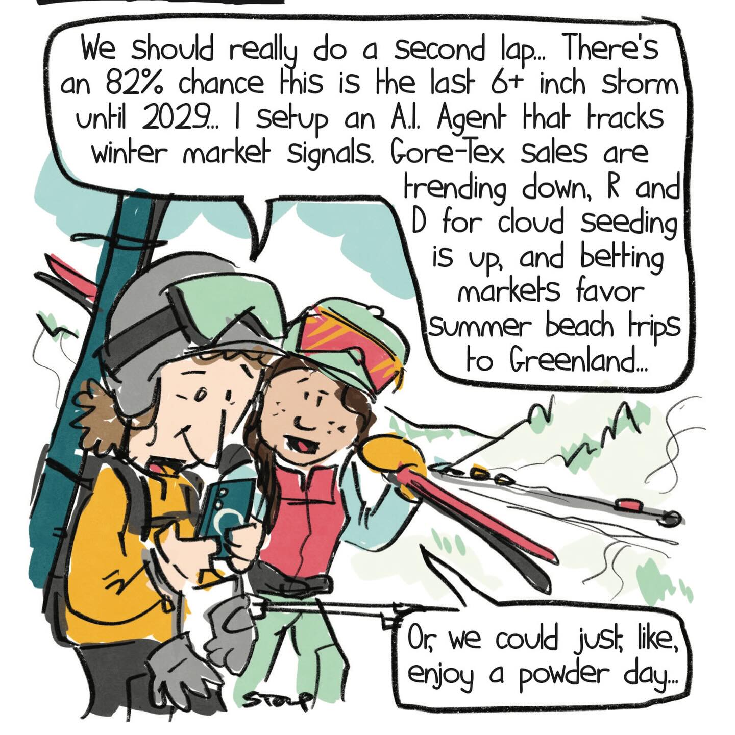 Get it while you can #snowfall #goretex #powday #skimeme