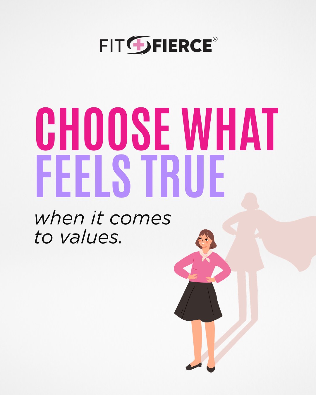 Values are strongest when they come from within. Encouraging teens to choose what feels true helps them build identity, confidence, and direction that actually belongs to them. At Fit & Fierce, one of our focused lessons explores personal values, creating space for girls to discover that strength for themselves. 🎀 🩷