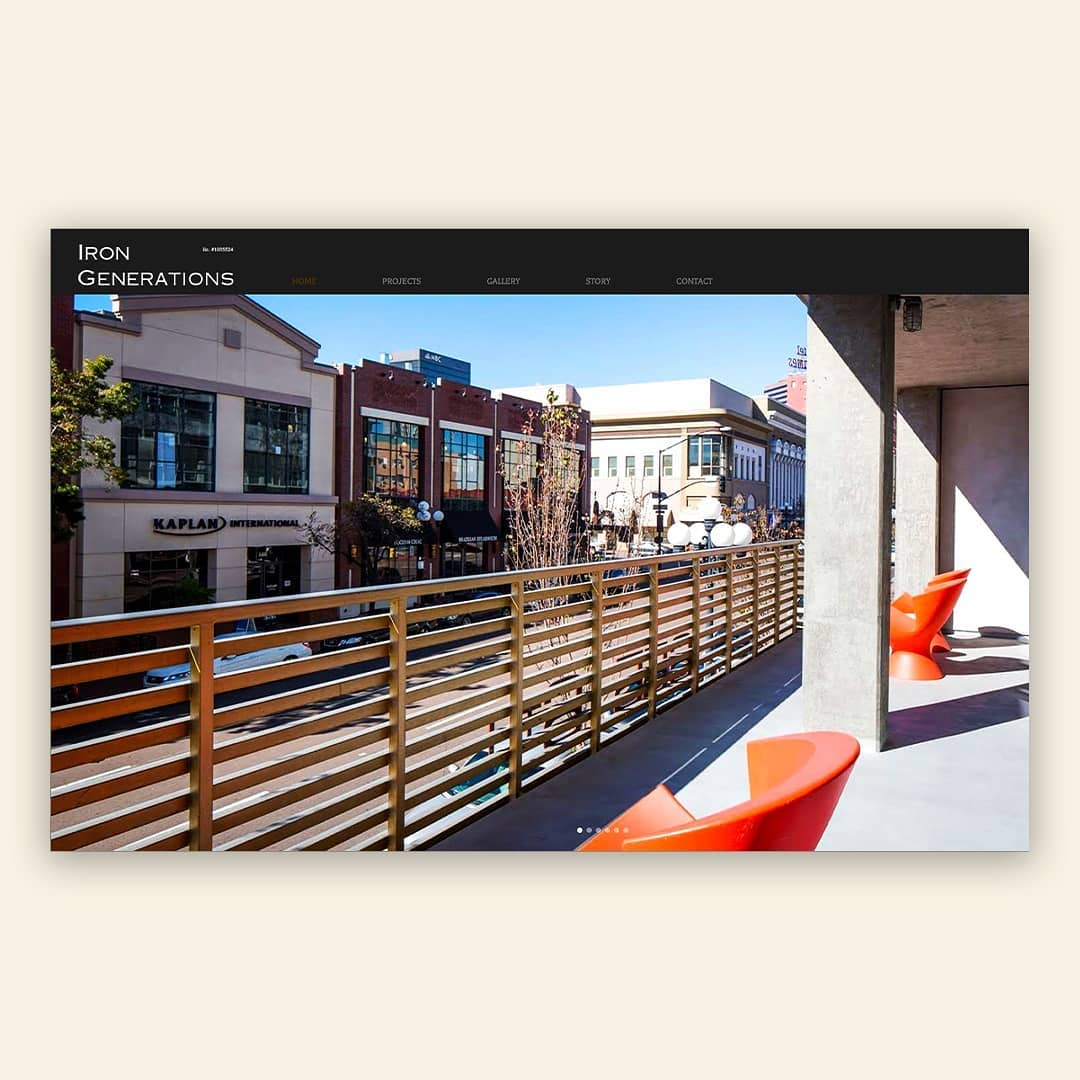Iron Generations | Website Design and Development - #weblayout #design #supportsmallbusiness #creative #cleanlayout #dtsa