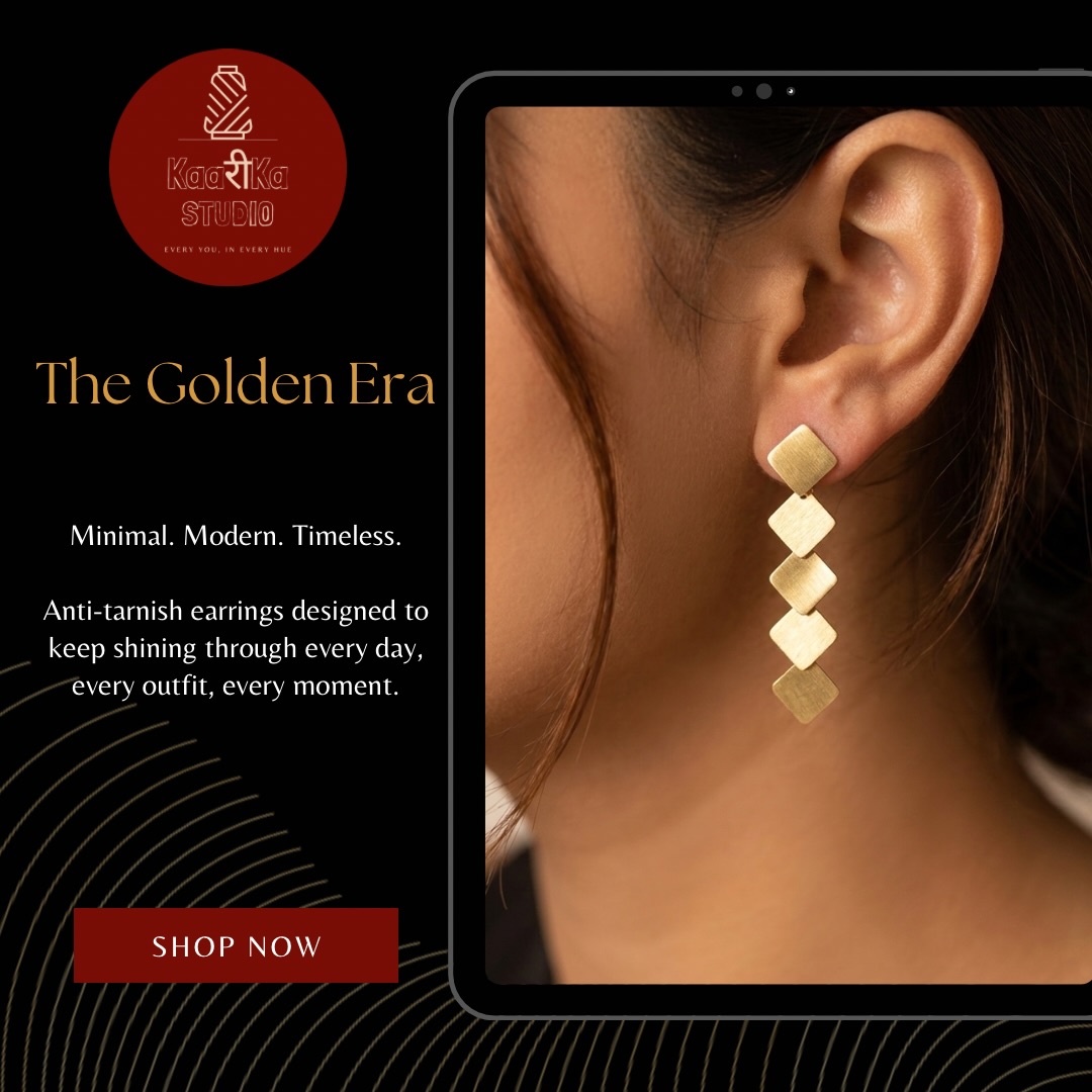 Welcome to The Golden Era โจ
Bold shapes. Timeless gold.
Anti-tarnish earrings that stay glowing, just like your style.
.
.
.
DM for more details
.
.
.
.
.
#antitarnish #jewelry #accessories #shopping #new