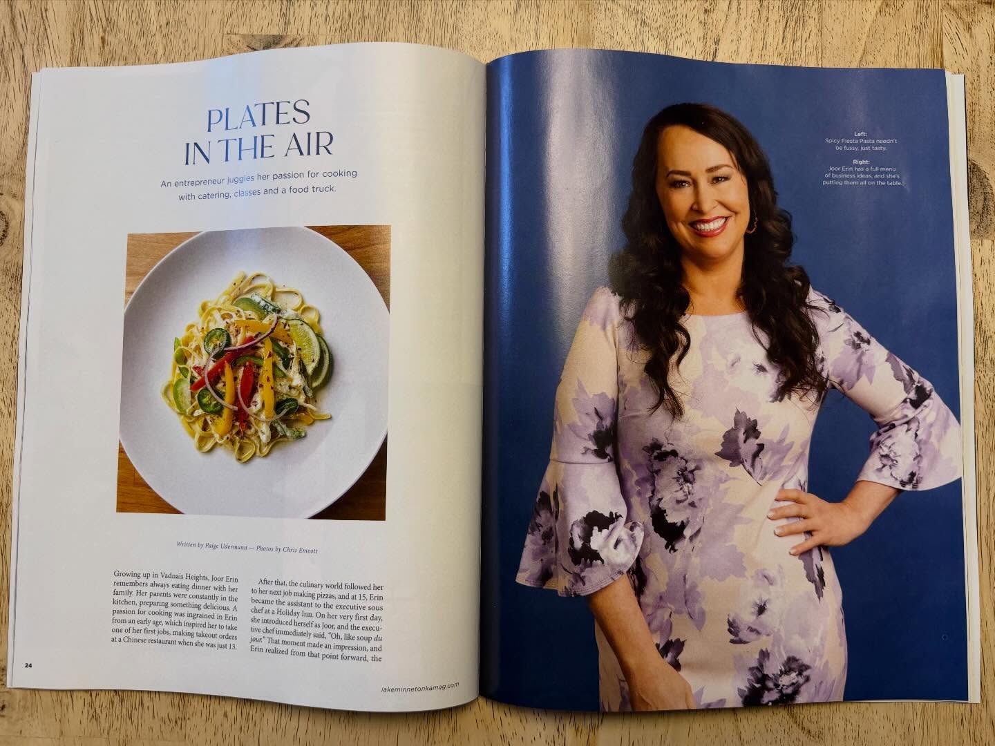 SDJ featured in Lake Minnetonka Magazine! Thank you! ☺️ link in bio @lalu55studios @soupdujoor