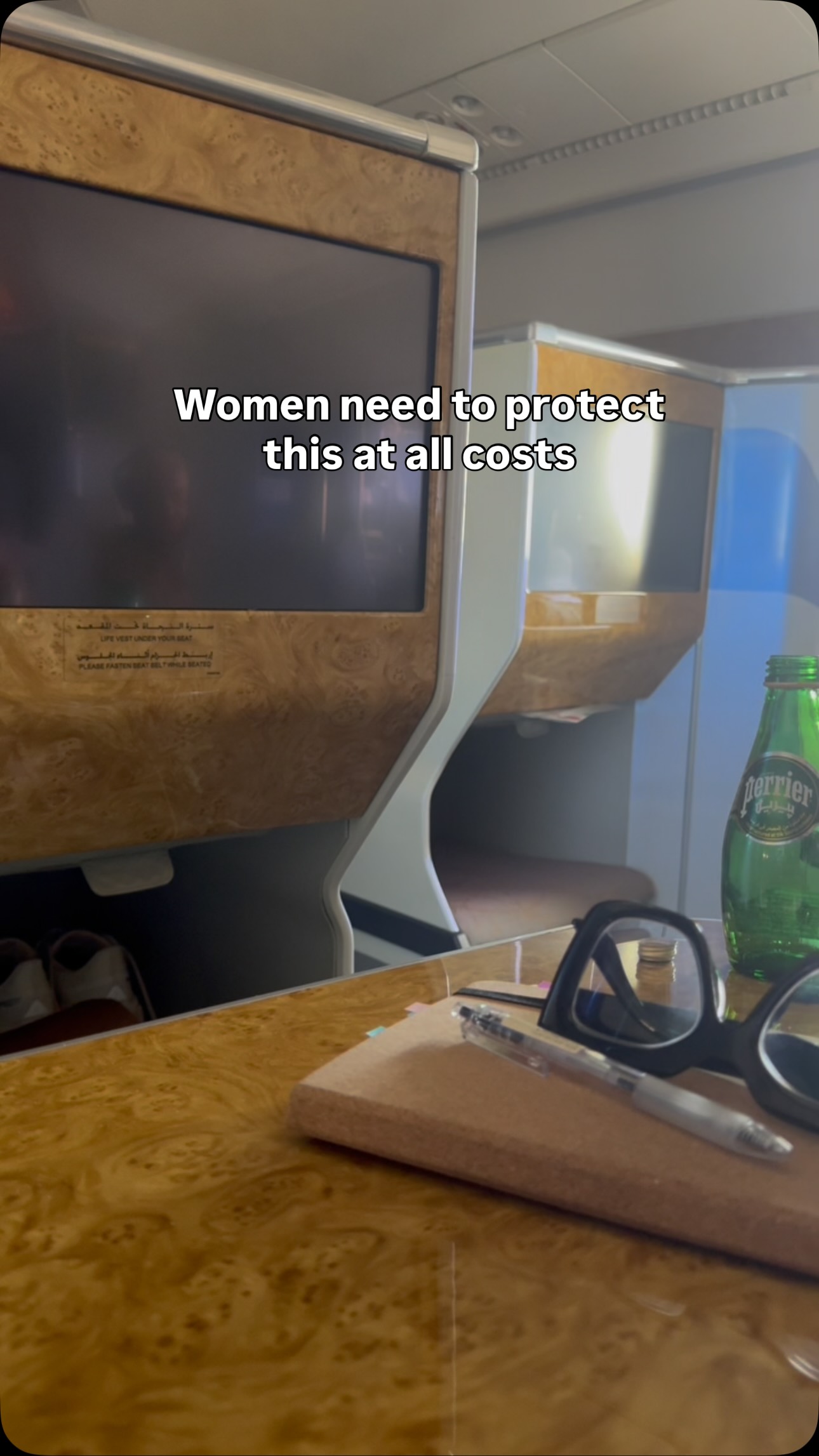 Some of my clearest thinking has happened on planes because being 35,000 feet above the world removes the noise of everyday life and gives women something they rarely protect, which is uninterrupted space to think, write, and organise your mind; a journal, a @perrieruae to stay hydrated, a favourite @muji_global pen, and a few quiet hours where the only real task is reflecting on where your life is actually going.
Sometimes the most productive thing you can do is sit still long enough to hear yourself again. It’s a private conversation worthy of protection.
I’m the Designer Diabetic, building a life where discipline, ambition and resilience quietly do their work.
✈️: @emirates
#buildinginpublic #designerdiabetic #emirates #womeninspiringwomen