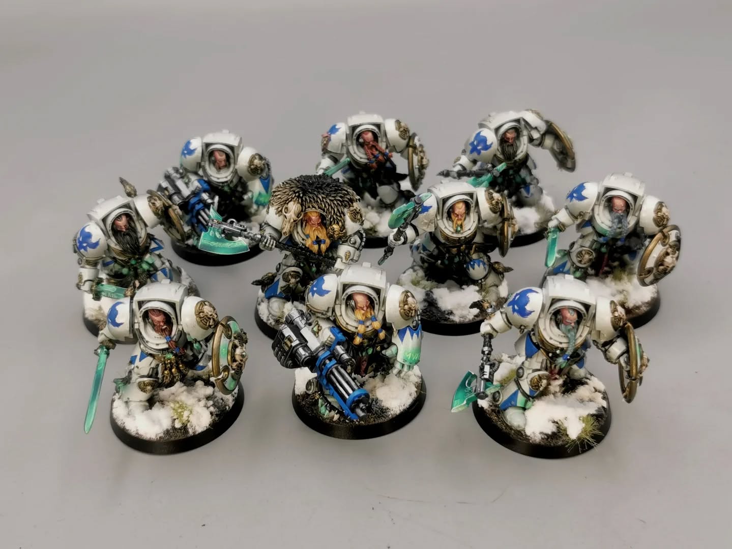 Terminators Space Wolf
Painting Commission
Confirmé - Table top ++
#Warhammercommunity #spacewolves
#PaintingWarhammer
#warhammer40k
#wolfguard