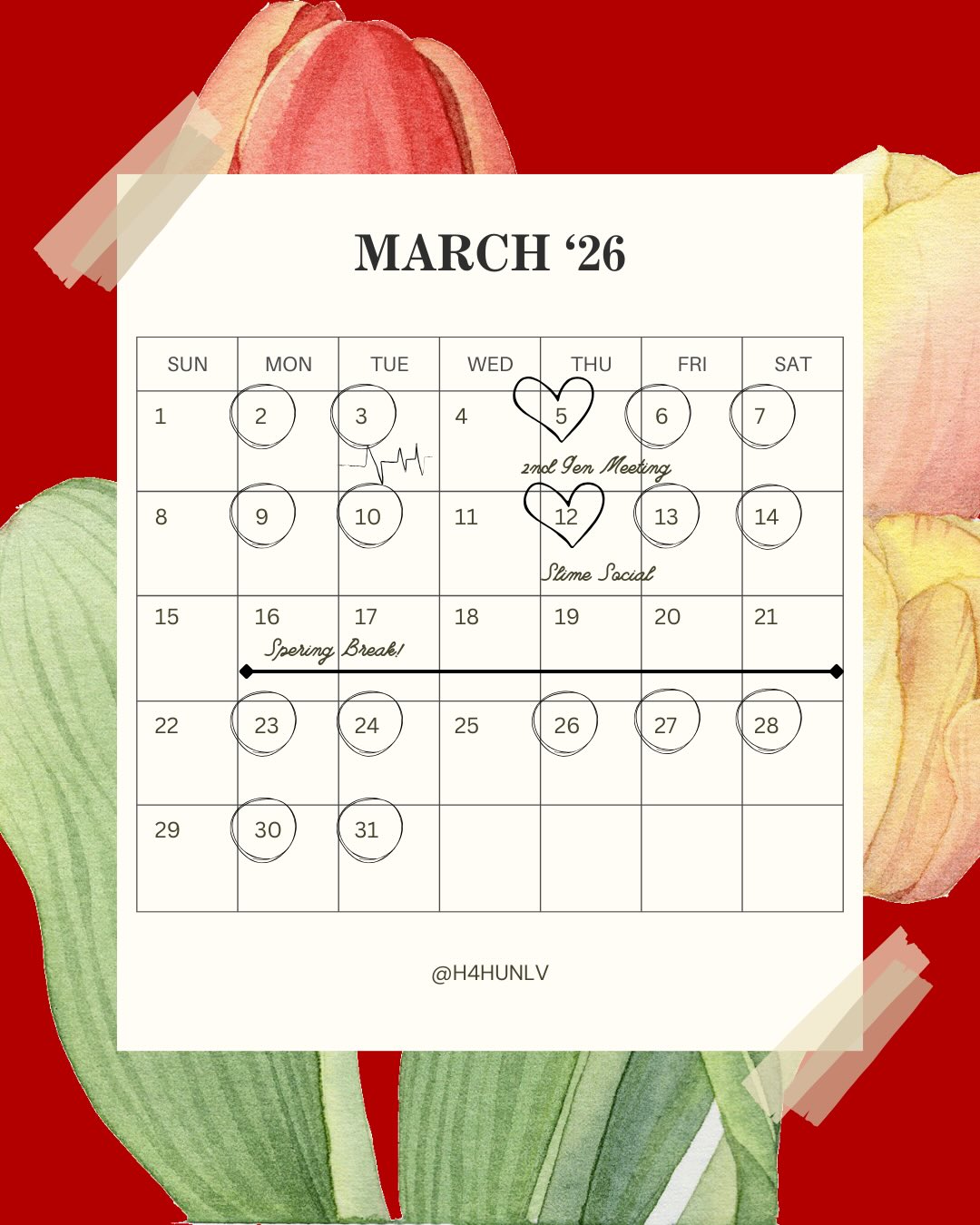 Hello March! 🌷
Here’s a look at all the events and volunteer opportunities happening this month, we have lots of ways for you to get involved this month!
Check out the calendar and mark the dates you’re interested in. We hope to see you there and let’s enjoy the spring together💛