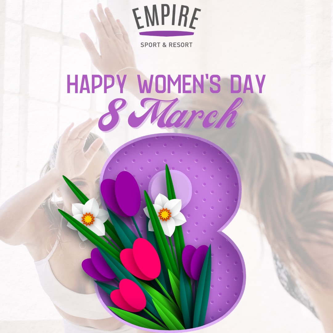 🌼 8 Marzo – Festa della Donna 🌼
Oggi celebriamo la forza, l’energia e il valore di tutte le donne.
Donne che ogni giorno ispirano, costruiscono e rendono il mondo più bello con il loro coraggio e la loro determinazione.
Auguri a tutte le donne, oggi e ogni giorno. 💛
Empire Sport & Resort