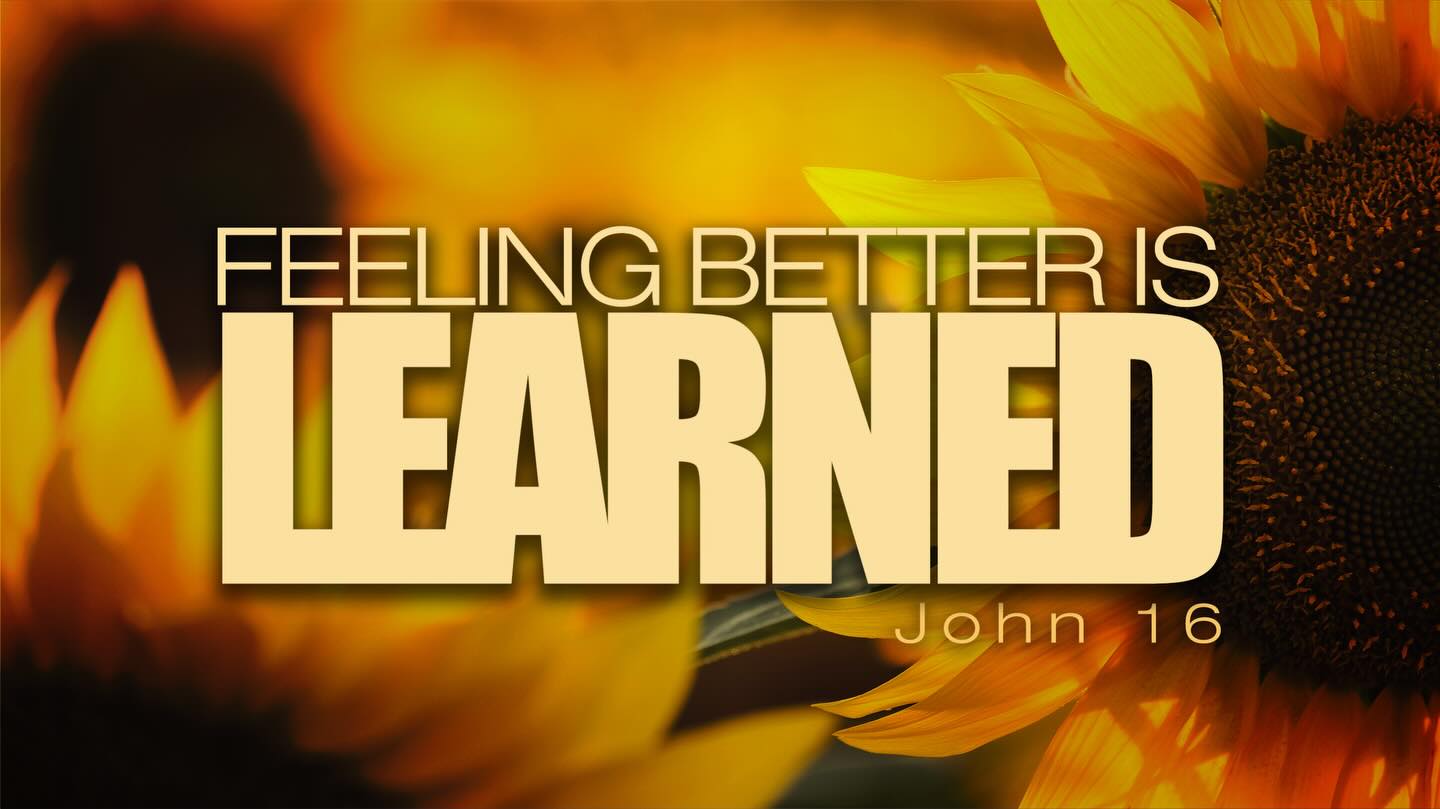 Can’t wait to see you in the morning at 8:30 AM and 11:30 AM for another incredible worship experience! Tomorrow from John 16 —> “Feeling Better is Learned!’ #betterTogether
