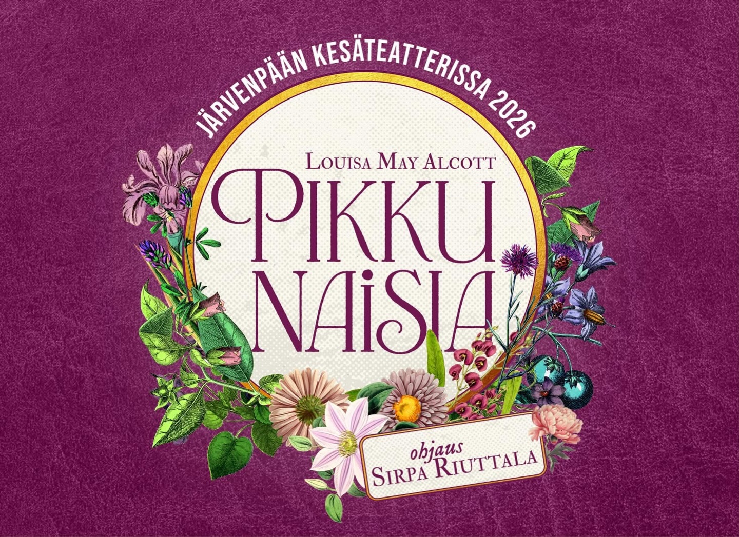 Pikku naisia – klassikkotarina Vanhankylänniemen kauniissa miljöössä.
Kesällä 2026 Järvenpään kesäteatterin näyttämölle saapuu Louisa May Alcotin rakastettu klassikko Pikku naisia – lämminhenkinen kertomus sisaruudesta, kasvusta ja unelmien rohkeasta tavoittelusta.
Järvenpään kesäteatterin tulkinta korostaa yhteisöllisyyttä, toivoa ja sisaruuden voimaa – teemoja, jotka koskettavat sukupolvesta toiseen. Luvassa on lämmin, visuaalisesti rikas ja tunteikas teatterielämys, joka sopii koko perheelle.
Lavan täyttää monipuolinen joukko näyttelijöitä lapsista kokeneempiin harrastajiin, mikä tuo tarinaan raikkautta, aitoutta ja eri-ikäisten näkökulmia.
Tule viettämään kesäilta Marchin perheen seurassa ja anna tämän ajattoman tarinan koskettaa.
Ensi-ilta la 13.6.2026 klo 17.00
Muut esityspäivät/ajat:
la 13.6. klo 17
ti 16.6. klo 18.30
ke 17.6 klo 18.30
su 21.6. klo 17
ke 24.6 klo 18.30
to 25.6. klo 18.30
pe 26.6. klo 18.30
su 28.6. klo 16
su 2.8. klo 16
ke 5.8. klo 18.30
pe 7.8. klo 18.30
la 8.8 klo 16
su 9.8. klo 16
ke 12.8. klo 18.30
pe 14.8 klo 18.30
la 15.8. klo 16
su 16.8. klo 16
To 20.8. Klo 18.30
pe 21.8. klo 18.30
la 22.8 klo 16
Kesto n. 2h / väliaika 20 min
LIPUT 27/24/15/5 € https://www.lippu.fi/
Väliaikatarjoiluista vastaa Kartanon kahvila
Alkuteos Louisa May Alcott
Näyttämösovitus Heini Vahtera
Näyttämöllä:
Jonas Aaltio, Oskari Junnila, Liina Koskinen, Miikka Kovalainen, Tito Martinez, Iiris Niinimaa, Helmi Oja, Terhi Paloheimo, Markus Peltola, Aino Piela, Lotta Ruotanen, Noora Soininen, Saaga Taipale, Aada Telkki, Beata Telkki, Tellervo Törmä, Anja Veck, Elmo Ropponen, Pauliina Lappi, Nella Skogberg
Ohjaus Sirpa Riuttala
Skenografi Hanna Erämaja
Koreografi Tuulia Hongisto
Äänisuunnittelu Sirpa Riuttala
Graafinen asu Kalle Tahkolahti
Tuotanto Janika Kylä-Kause, Minna-Maria Solanterä, Järvenpään teatteri
Näytelmän esitysoikeuksia valvoo Näytelmäkulma - Nordic Drama Corner Oy
#pikkunaisia #järvenpäänteatteri #järvenpäänkesäteatteri #kesäteatteri #kesä2026