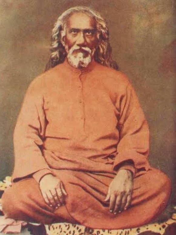 On this day, March 9th in 1936, our Param Guru Swami Sri Yukteswar entered Mahasamadhi.
Disciple of Lahiri Mahasaya; Guru of Sri Yogananda. Swami Sri Yukteswar is revered as a Jnanavatar; “Incarnation of Wisdom”.
Swami Sri Yukteswar would console students:
“Forget the past. The vanished lives of all men are dark with many shames. Human conduct is ever unreliable until man is anchored in the Divine. Everything in future will improve if you are making a spiritual effort now”. (Autobiography of a Yogi).
Paramahansa Yogananda writes:
“Sri Yukteswar fitted the Vedic definition of a man of God: ‘Softer than the flower, where kindness is concerned; stronger than the thunder, where principles are at stake’…His feet were firm on the earth, his head in the haven of heaven.
Each day with him was a new experience in joy, peace, and wisdom…Quietly sitting beside him, I would feel his bounty pouring peacefully over my being”. (Autobiography of a Yogi).