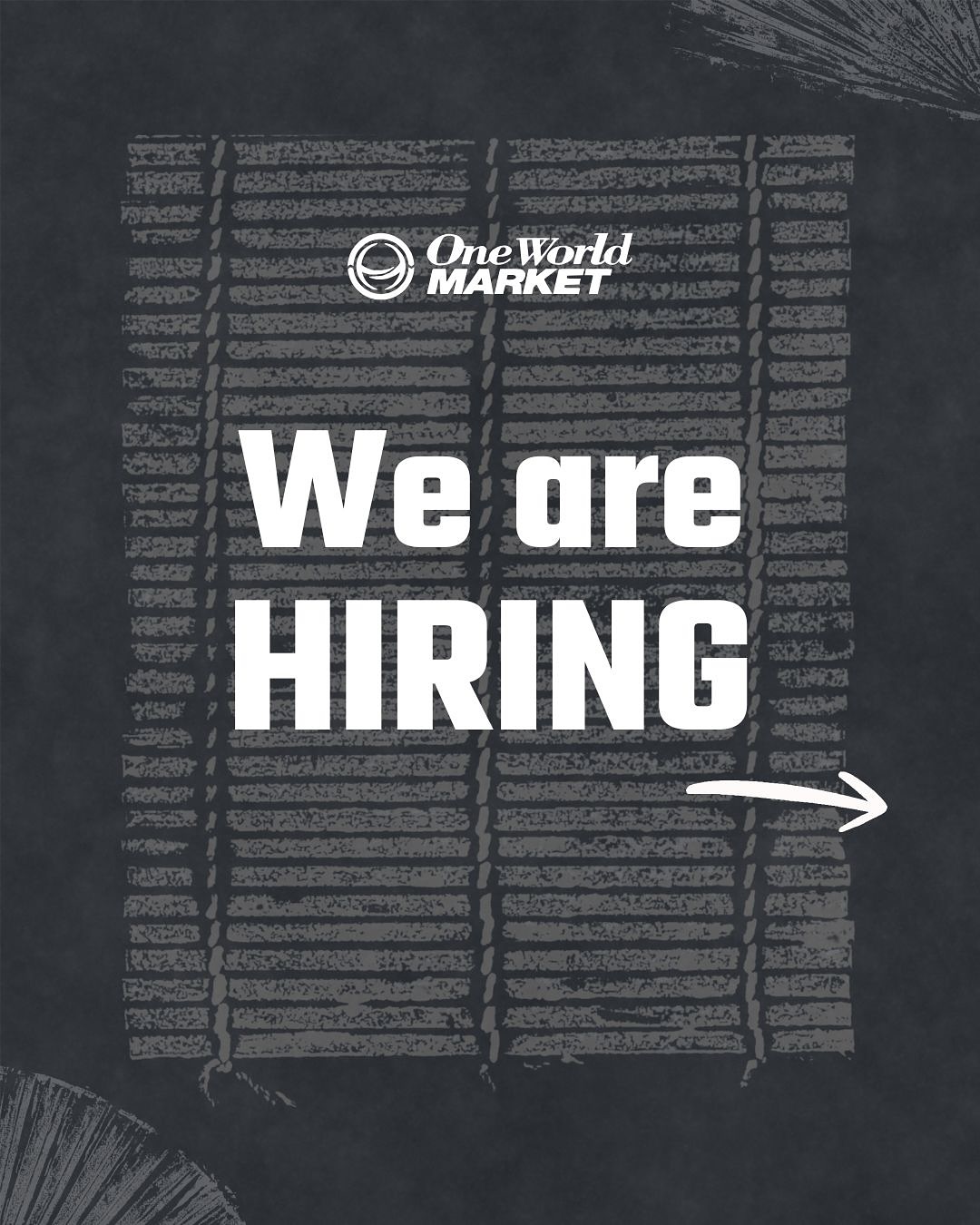 ✨ We are hiring! ✨
- Part-Time Sushi Cook
- Part-Time Kitchen Worker
- Part-Time Cashier
Apply online or contact HR today! Link in bio.
#oneworldmarket