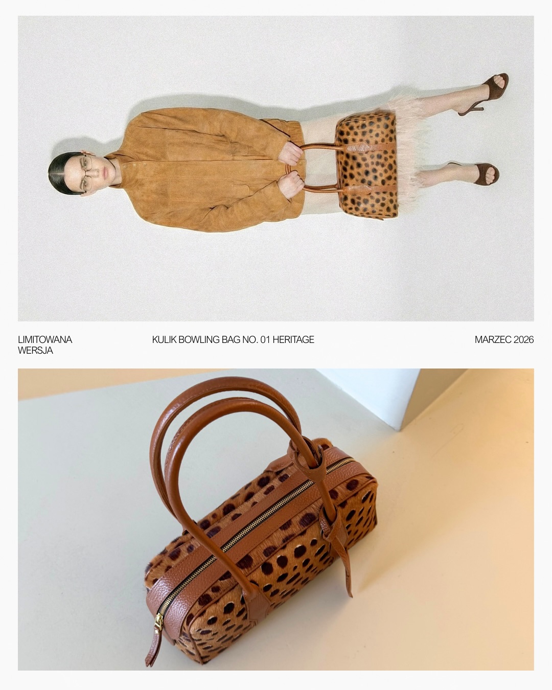 Są takie rzeczy, które od razu przyciągają wzrok.
Limitowana wersja Bowling Bag w skórze z naturalnym włosiem i charakterystycznym wzorem w kropki to jedna z nich. Trochę klasyki, trochę pazura – dokładnie tyle, żeby prosta stylizacja nagle stała się wyjątkowa.
Miękka forma, wygodne rączki i detal, który lubimy najbardziej – skórzana przywieszka w kształcie serca.
Limitowana seria.
Dla tych, które lubią rzeczy z charakterem.