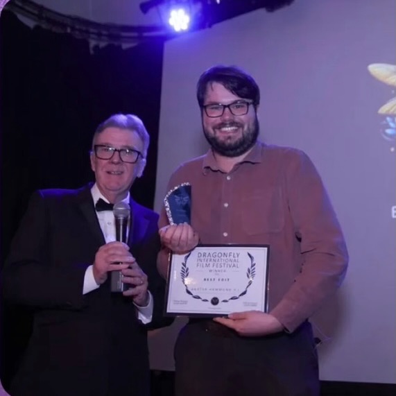 Craig took home best Editor for @baxterhammondpi at @dragonflyiff