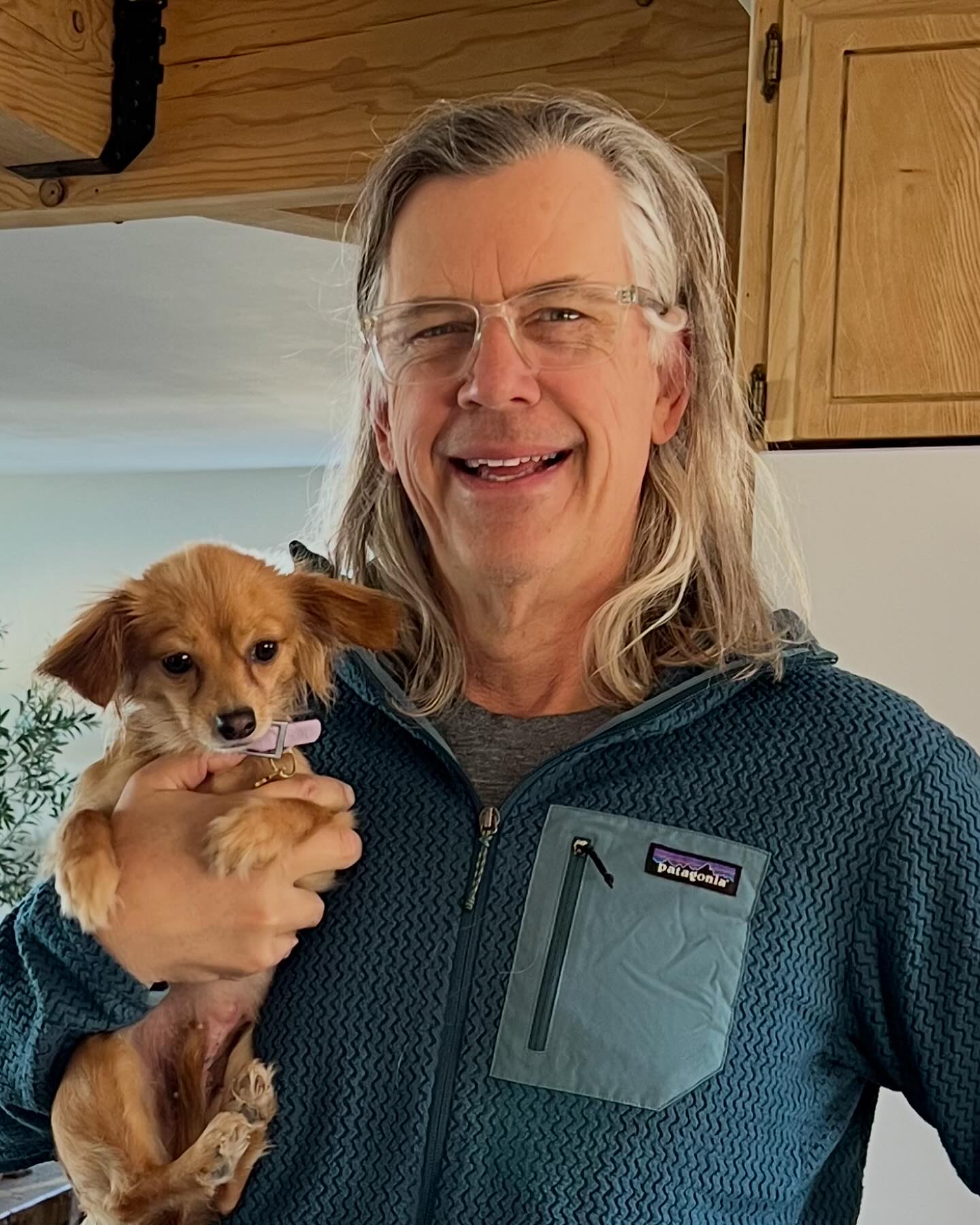 Finally met my new Grandpup! Great to know you, Emmylou!