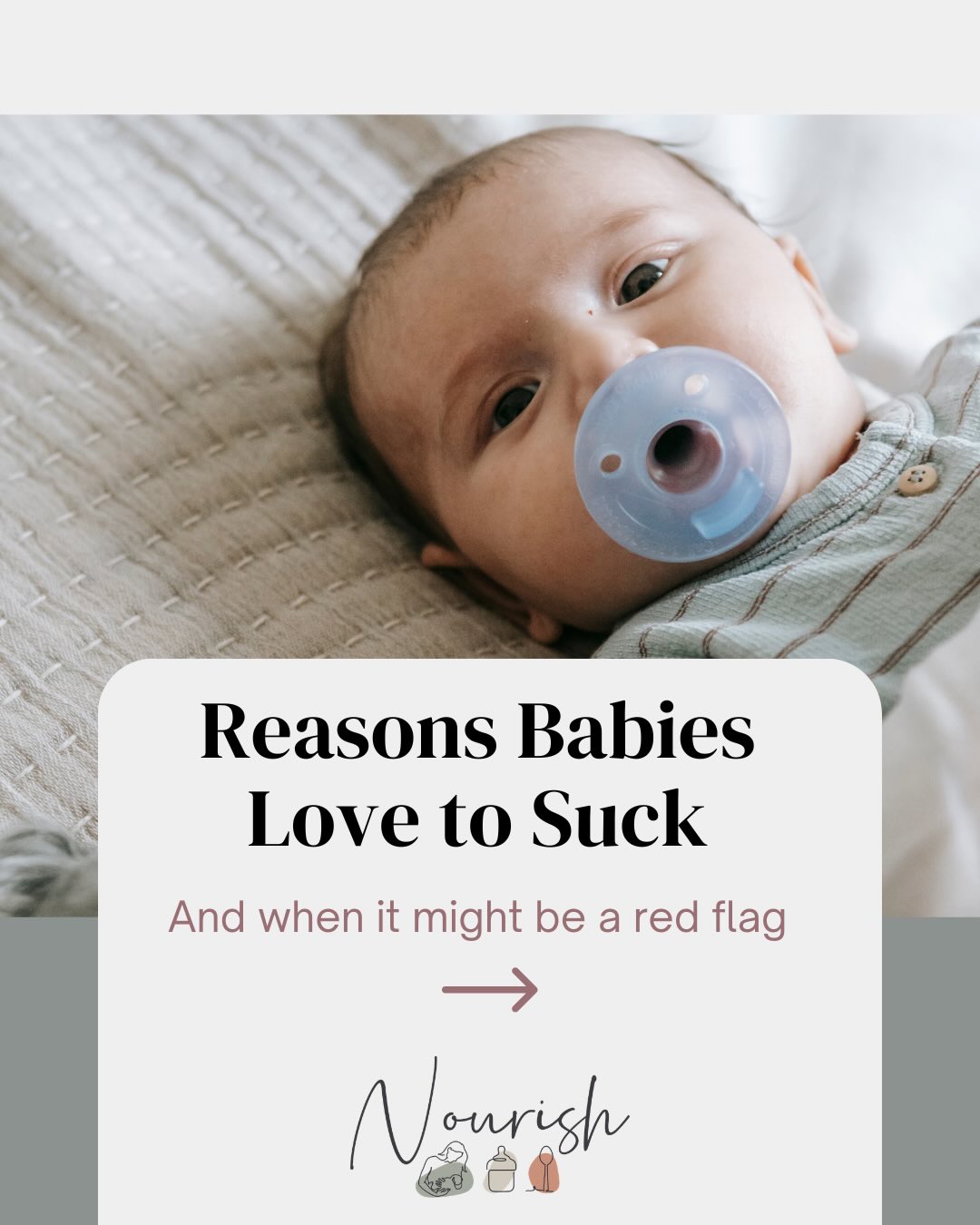 Babies love to suck. It’s not always hunger. But pay close attention if it seems like they need to be sucking constantly in order to stay calm. 💛
Hi 👋 I’m Carissa, Speech-Language Pathologist and IBCLC lactation consultant specialized in complex infant feeding, breathing, and tethered oral tissues. I love helping littles feel well and feed well. Schedule a discovery call if I can help. 💻