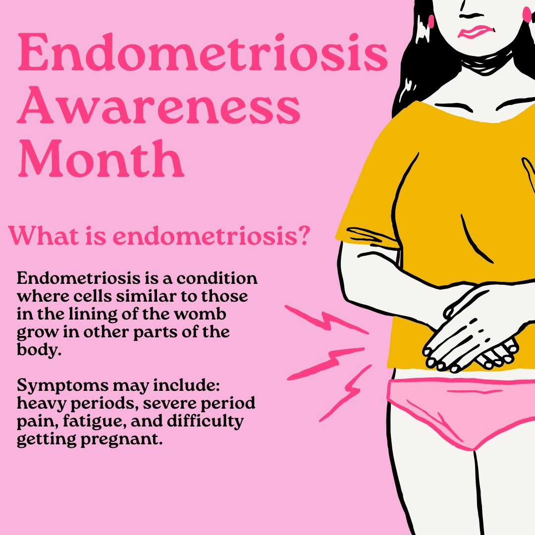 March is Endometriosis awareness month 🩷
Endometriosis is a widely misunderstood condition but it affects approximately 190 million people. It is important that we spread awareness so that people are no longer suffering in silence without the support they need.
#endometriosis #thisisendometriosis #endometriosisawarenessmonth #menstruation #periods