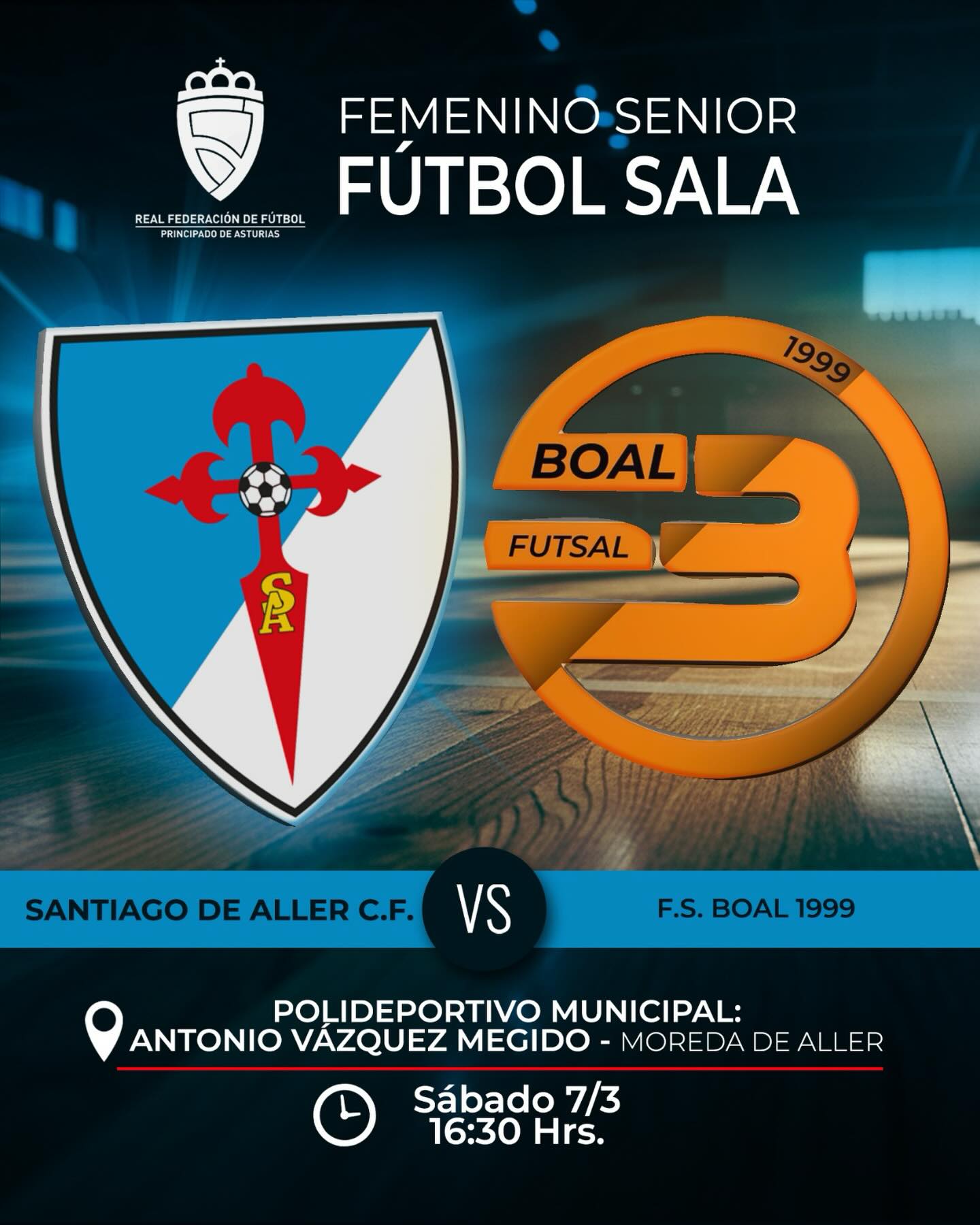 Hoy nuestras auténticas guerreras reciben la visita de nuestras amigas del @f.s.boal Partído que se presenta muy rápido e interesante sobre el 40x20. Pasamos lista os esperamos!!
#rendirsenoesunaopcion #soydelsantiagodealler