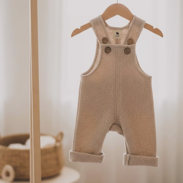 De 100% wollen tuinpakjes van wollo family, we hebben vier kleuren 🤍💙💚🩷