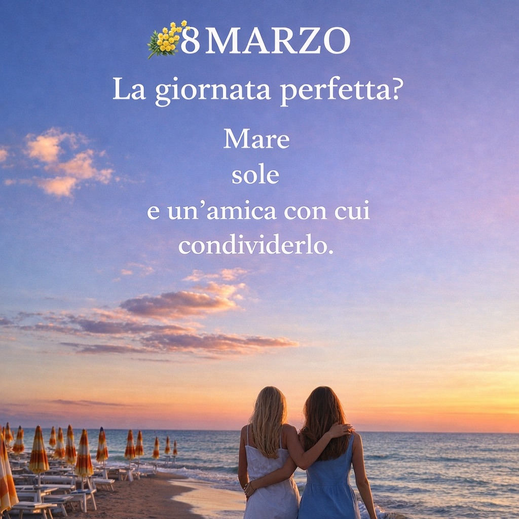 Tagga l’amica con cui passeresti
una giornata così al mare 🌊☀️
Auguri a tutte le donne 💐🌾