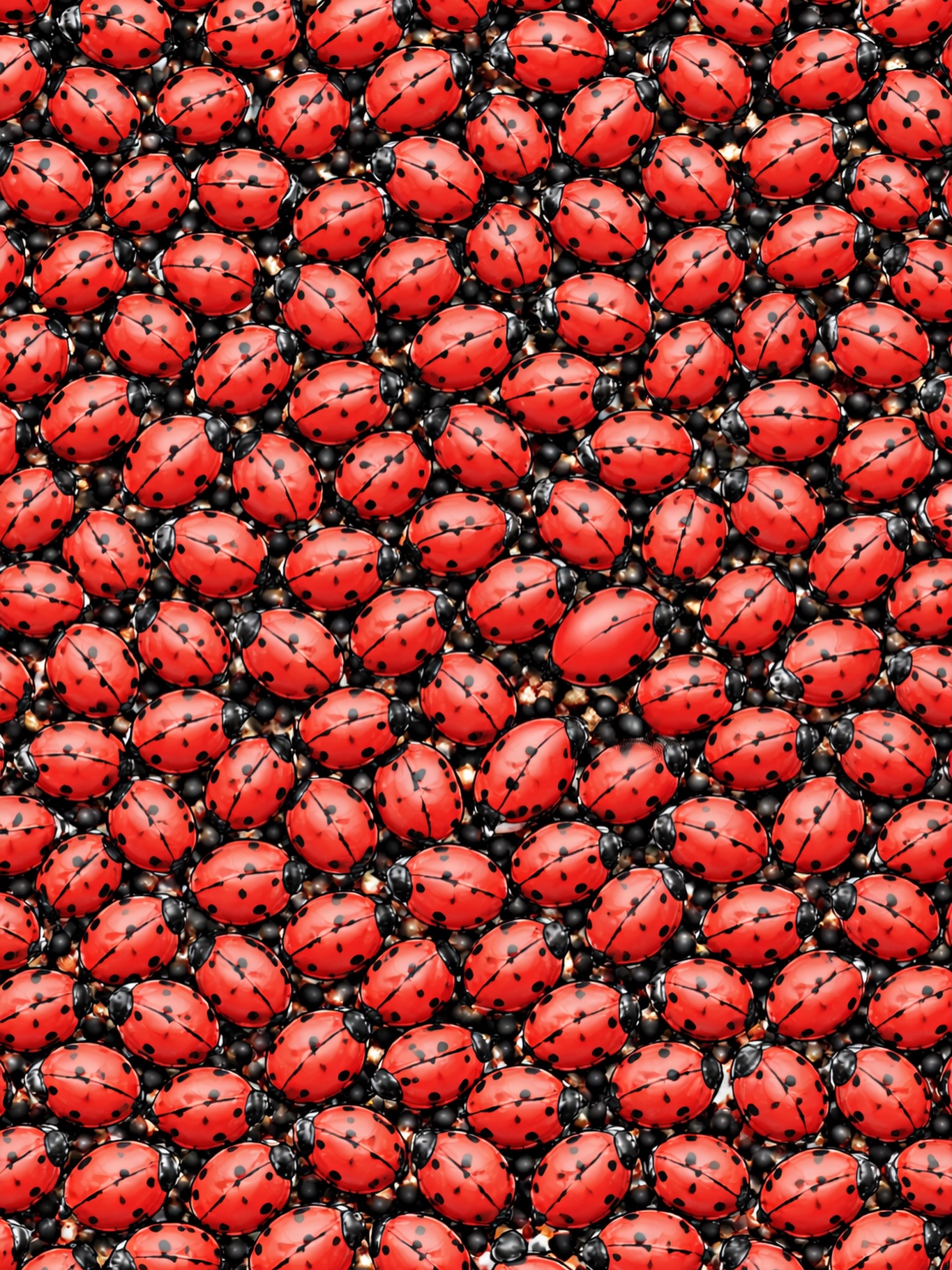 👀 Ai ochi de detectiv?
Privește atent imaginea.
Printre toate aceste buburuze s-a ascuns una diferită.
O găsești?
Nu spune unde este.
Scrie doar „Am găsit!” în comentarii după ce o găsești.