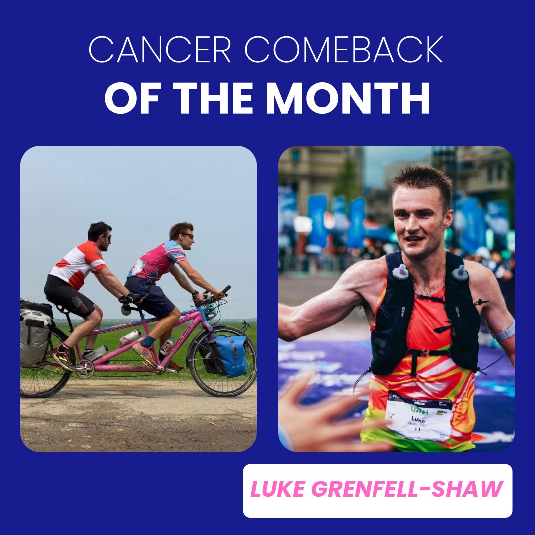 Cancer Comeback of the Month: Luke Grenfell-Shaw
At just 24 years old, @lukegshaw was diagnosed with a rare and aggressive sarcoma - a life-threatening diagnosis that could have stopped him in his tracks.
Instead, Luke chose to live life at full tilt.
Even during chemotherapy he would bring his bike and turbo trainer into the chemo ward. Incredibly, he even ran a 1:10 half marathon while still mid-treatment.
In 2020, he set out on the adventure of a lifetime - cycling from Bristol to Beijing on a tandem bike, inviting over 800 people to ride sections with him along the way.
Through mountains, deserts and cities, the journey became about more than endurance. It was about proving that even with cancer, life can still be rich, purposeful and full of joy.
The ride raised over £125,000 for cancer charities and inspired countless others facing their own diagnosis. The journey was later turned into the documentary A Life in Tandem, which toured across the UK and beyond and is now available on YouTube (link in bio).
Luke’s comeback didn’t stop there. Now in remission, he has turned his focus to ultra-trail running and has gone on to win major races, including the Val d’Aran 110K by UTMB, one of Europe’s toughest endurance events. Today he’s a sponsored Brooks trail runner, competing at the highest level.
As Luke says:
“It’s my firm belief that we can all live richly and fully, even with cancer.”
We’re sharing stories like Luke’s remarkable comeback to inspire others, raise awareness, and remind anyone going through their own battle that strength and meaning can still be found after cancer.
We’re rowing in support of @younglivesvscancer and @moveagainstcancercharity — and for everyone writing their own comeback story.
Follow the journey. Share. Support.