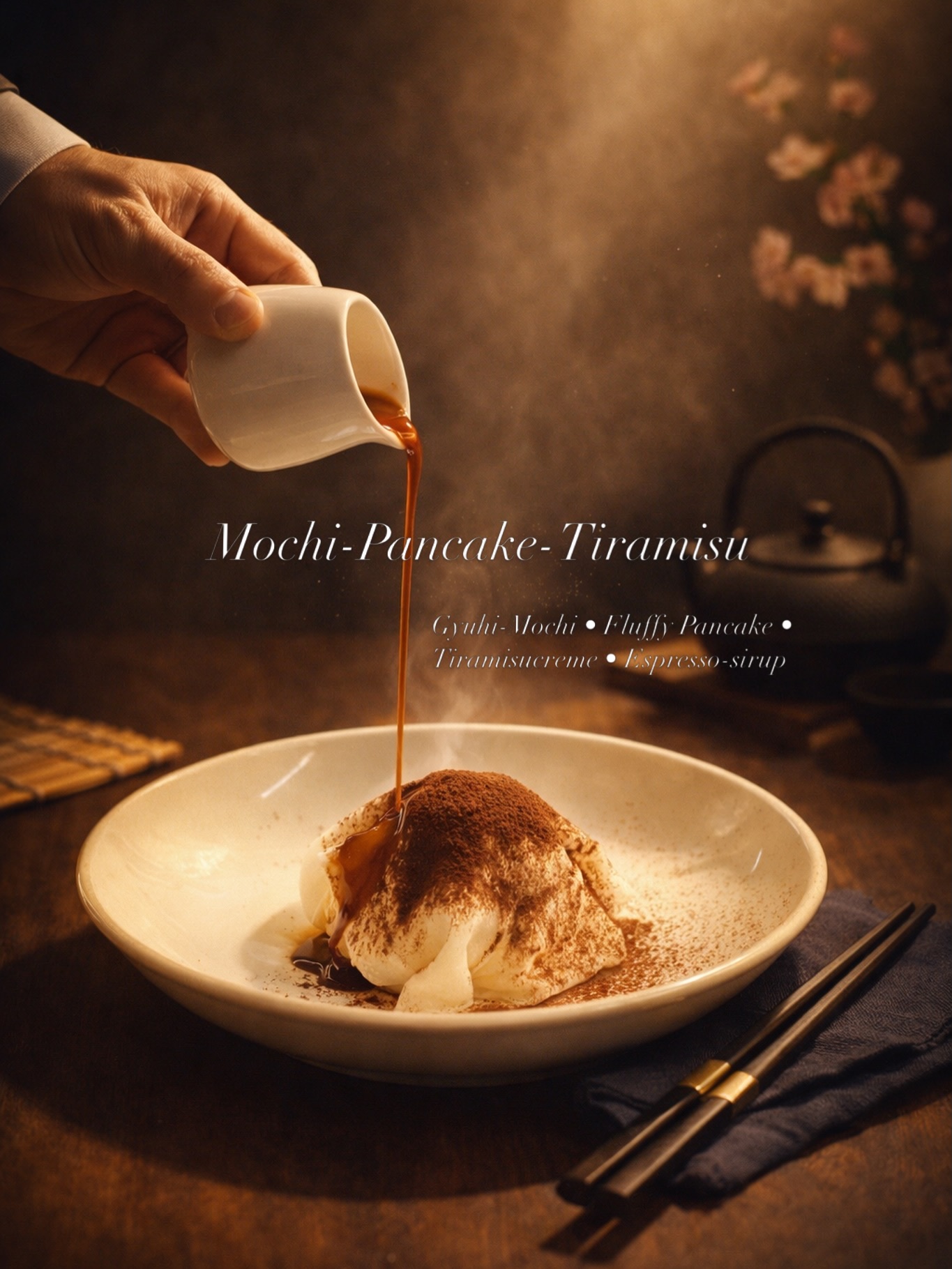 MOCHI PANCAKE TIRAMISU 🍰🥞
Ein Dessert wie ein kleiner Kultur-Handshake: Tiramisu trifft asiatische Simplizität.
Unten ein fluffy Pancake, darauf luftige Tiramisucreme – und on top ein Gyuhi-Mochi als zarter, chewy Mantel. Das Finish: Espresso-Sirup.
👉 Gibt’s ab jetzt auf unserem Asia-Tisch – komm vorbei oder schau auf der Website, was sonst noch so los ist.
#kleinepost #dessertliebe #tiramisu #mochi #pancakes asianfusion sweettooth espresso foodieaustria wirtshausküche
