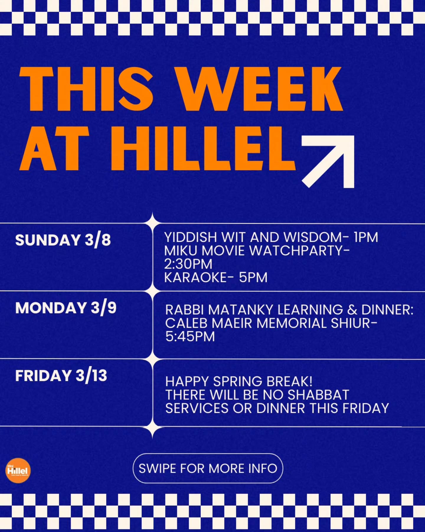 Check out what's happening this week at Illini Hillel!