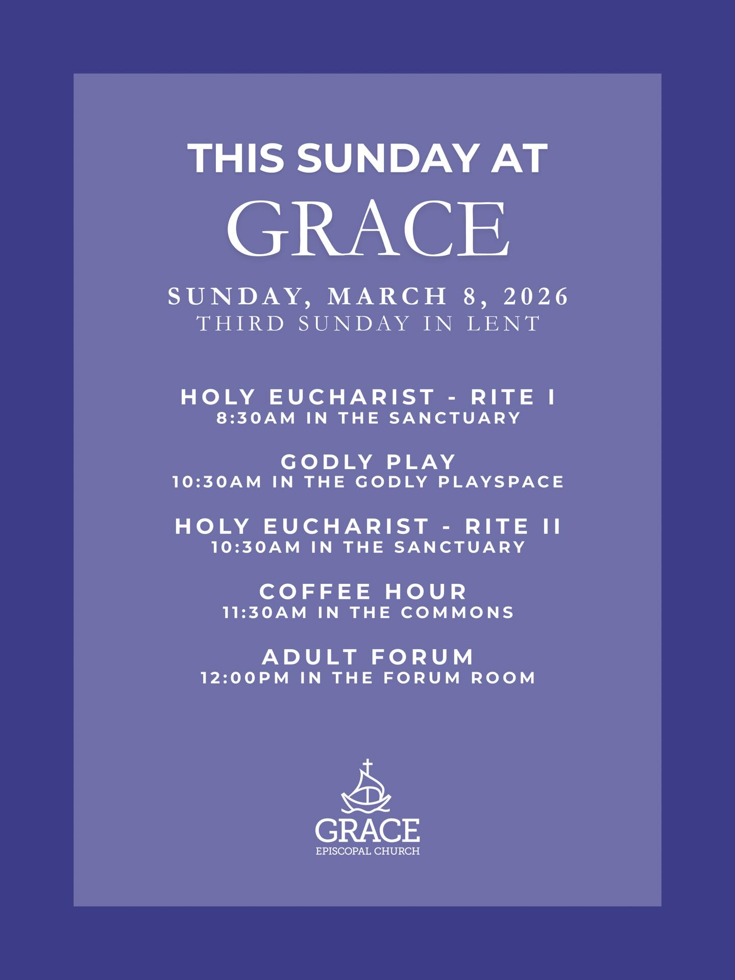 Here’s a look at the day ahead tomorrow - looking forward to being together! 💜
@graceepiscopalholland
@greatlakesepiscopal
@theepiscopalchurch