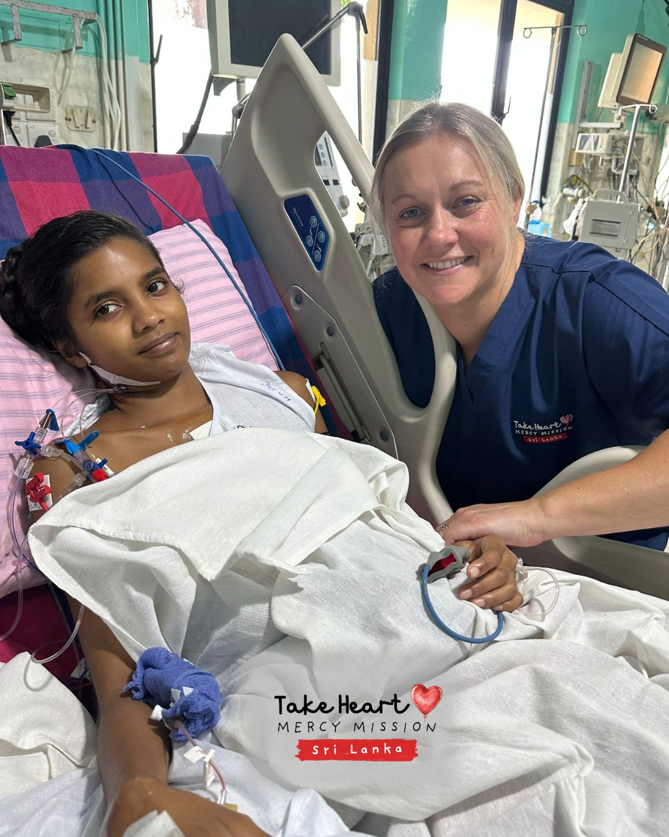 Meet Oshadhi Deshani❤️
Oshadhi Deshani is pictured here with Dr. Jennie Lambert, Paediatric Intensive Care Consultant, following her life-saving heart surgery. Moments like these remind us why this work matters so much, giving children the chance to recover, grow, and live healthy lives.
Stories like Oshadhi’s are only possible because of the generosity of our supporters.
👉 To help provide another child with life-saving care, please click the link in our bio to donate.
#takeheartmercymission #savinglittlehearts #srilanka #heartsurgery #lifesavingcare