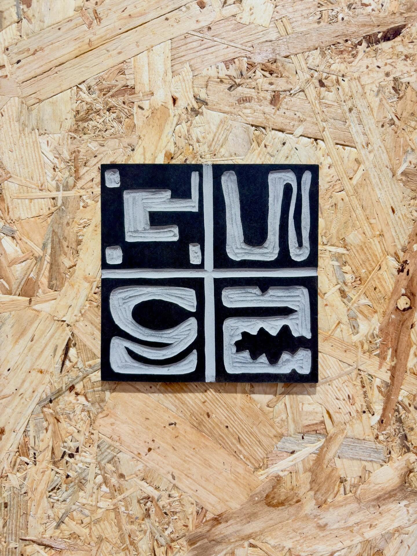 Crafting a Lino-carved block for the GUGA Creative logo only to realise it was back to front! Sometimes mistakes take you to places you didn’t plan to go to but you were glad that you did! #brandingagency #printmakingstudio #creativeconsultant