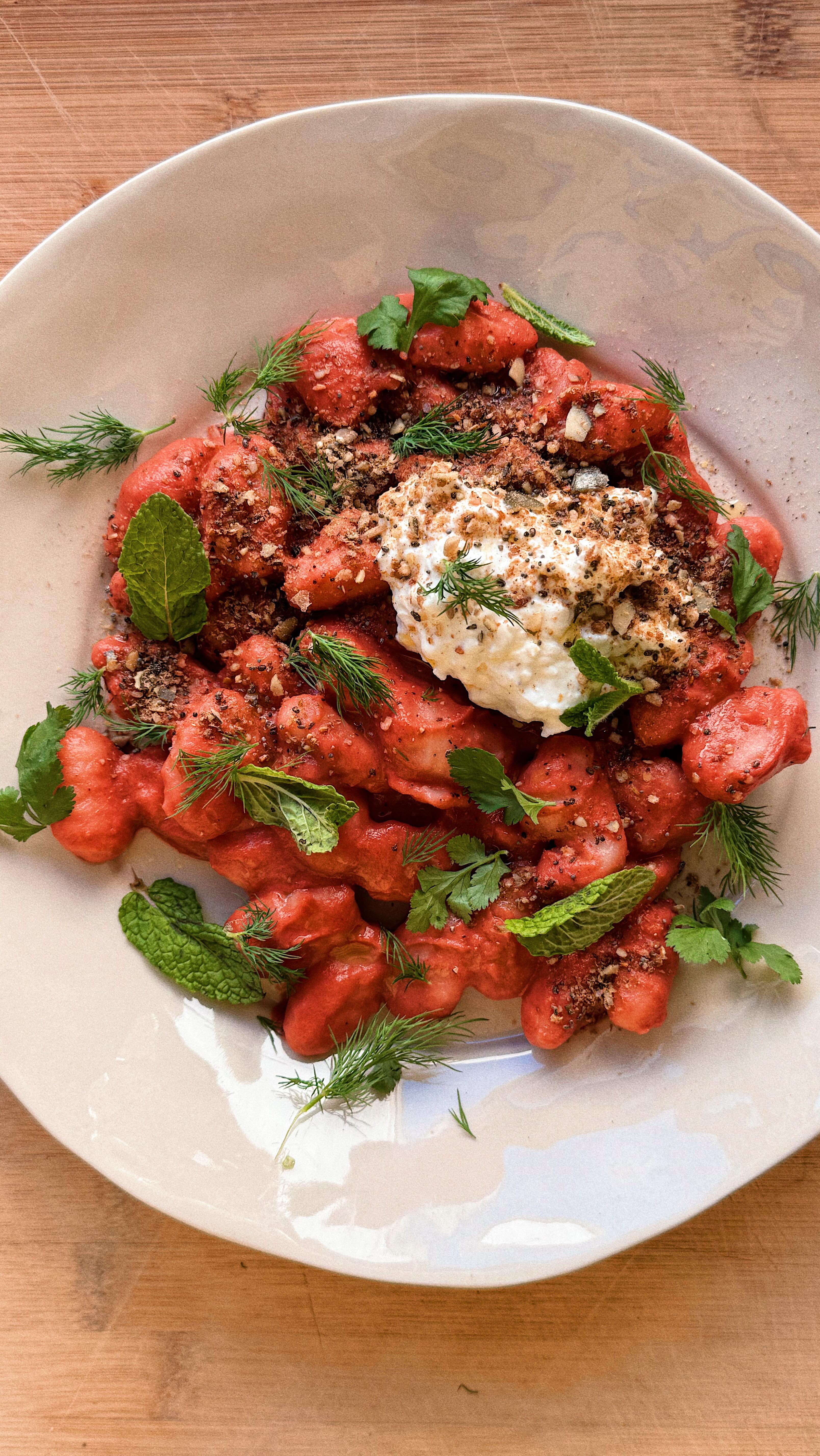 Happy International Women’s Day💜
Welcome to episode one of our series, championing other incredible female-founded brands that we love.
This week is all about the importance of women’s gut-health. Did you know that your gut helps to regulate hormones, ease PMS, and even protect against conditions like endometriosis and PCOS?
That’s why this week we have partnered with @sucseed.life and @aguademadre to bring you this gut-nourishing recipe from @izziemcox. Because when your microbiome is thriving, you’re thriving🌱
Here’s the recipe:
Beetroot Gnocchi with Feta Kefir
Serves 2
You’ll need:
250g cooked beetroot
100ml extra virgin olive oil
1 small garlic clove, peeled
1 lemon, zest and juice
½ tsp chilli flakes
4 tbsp kefir
50g feta
250g @sunnyandlunaeats cauliflower gnocchi
sea salt and freshly ground black pepper
@sucseed.life gut health seed mix, to serve
fresh herbs, to serve (I used a mix of dill, mint and coriander)
Add the beetroot, olive oil, garlic, lemon zest and juice, chilli and plenty of salt and pepper to a blender and blitz until smooth.
Add the kefir to a small bowl and crumble in the feta, along with some salt and pepper. Mash the feta into the kefir a little to combine.
Either boil or pan fry the gnocchi (depending whether you fancy crispy or soft!) according to pack instructions. Toss the gnocchi with the sauce and divide between bowls. Top with spoonfuls of the kefir feta mix, a little more olive oil, the seed mix and fresh herbs.
Enjoy with a can of @aguademadre water kefir
💜