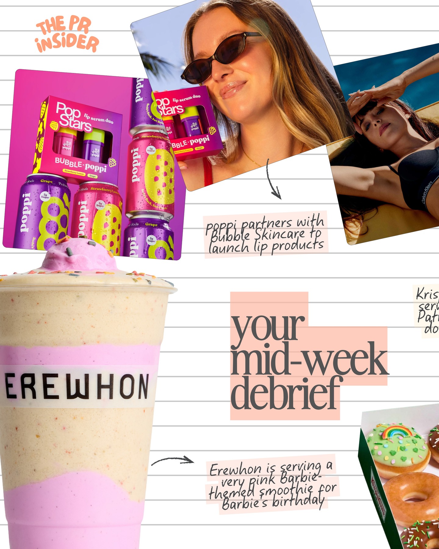 It's time for your mid-week PR debrief 👀
Here’s what’s caught our attention so far 👇
🩷 @erewhon is serving a very pink Barbie-themed smoothie to celebrate @barbie’s birthday.
💄 @drinkpoppi has partnered with Bubble Skincare to launch a range of lip products.
👖 Dakota Johnson stripped down for a sensual new Spring campaign with @calvinklein.
🍀 @krispykreme is serving up St. Patrick’s Day doughnuts for a limited time.
✈️ Your dream job awaits: @hidden.valley Ranch is hiring four ‘Ranch-bassadors’ for a flavour quest across Europe.
💰 @wendys is hiring a Chief Tasting Officer, and paying $100K.
🐵 @crocs dropped Punch the Monkey Jibbitz charms
🍋 @corona introduced its first-ever “Lime Guides” to guarantee the perfect lime slice every time.
🥚 @aldiuk is launching an Easter lock box designed to stop parents from eating their kids’ treats.
🛁 @lush is celebrating Harry Styles’ album release with a disco-inspired bath bomb.
✨ Gillian Anderson has been appointed by @marksandspencer as ‘Chief Compliments Officer’ to praise staff and customers.
🥤 @cinnabon has created new swirled sodas and limited-time pairings inspired by The Secret Lives of Mormon Wives and The Bachelorette.
Which one is your favourite this week?
#prcampaigns #marketingcampaigns #prcollaborations