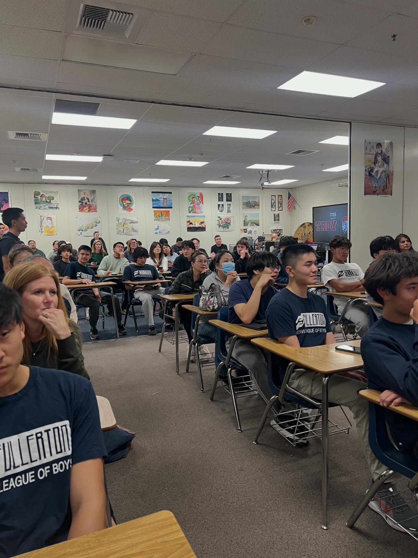 A full house for our March membership meeting and a little “March Madness” fun!