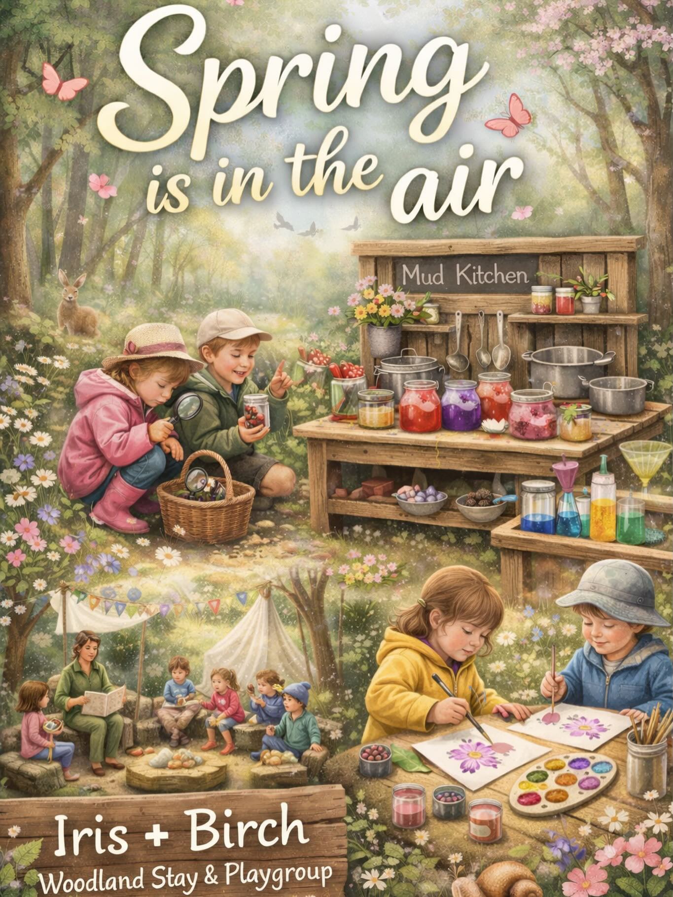 ☀️🌸SPRING IS IN THE AIR🌸☀️
We are back open next Monday and I can’t wait to get back to our little happy place in the woods. Our theme for March & April sessions is Spring and we have lots of fun activities and play opportunities planned for you and your little ones to enjoy- from flower potions and painting to a new craft activity each week and lots more.
I also have some exciting news to share with you all later this week too 🤩
So go click the link in the bio and come and join us for lots of fun and hopefully some spring sunshine too ☀️🌳🌷
#woodlandplaygroup #cobhammummies #surreymums #playoutside #earlyyearsplay