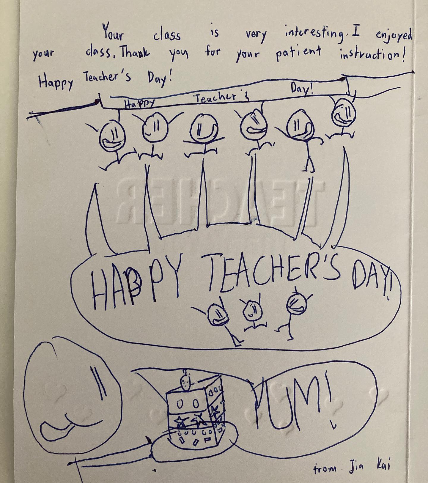 An early Teacher’s Day greeting! Nothing beats the feeling of knowing your students appreciate and recognise your efforts and patience. Can you spot the Dash robots in the drawing? That’s how much our students love their robot! To all Teachers, educators, coaches and instructors out there, Happy Teacher’s Day! #sgkids #sgig #sgeducation