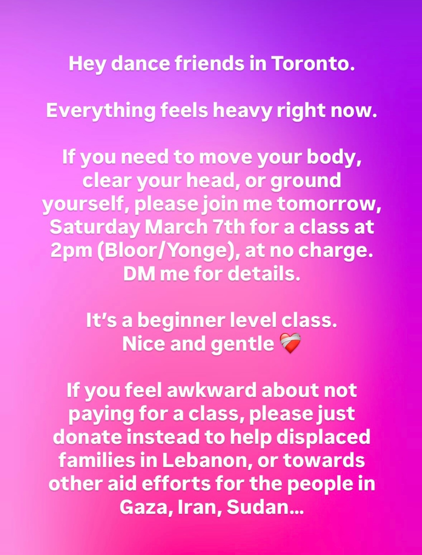 ❤️🩹🙏 DM me if you need full address/details