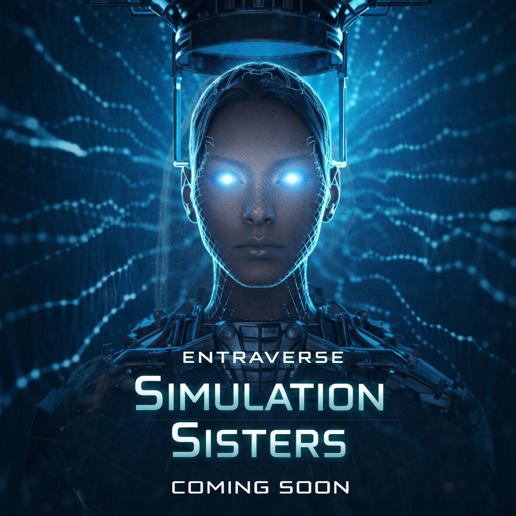 The Entraverse expands.
A new story is coming.
ENTRAVERSE – Episode 2
Simulation Sisters
What if reality isn’t real?
Two sisters begin to question the world around them… and discover something far more dangerous hidden beneath the surface.
Created by Aura Media Productions
Coming Soon.
Watch Episode 1 “Muted” now
Link in bio.
#Entraverse #SimulationSisters #SciFi #SciFiSeries #IndieSciFi #ShortFilm #Filmmaking #IndieFilm #FilmPoster #Cyberpunk #SciFiAnthology #AuraMediaProductions #AI #FutureTech #ScienceFiction