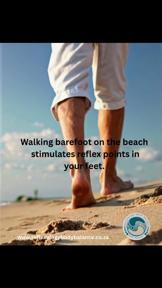 Walking barefoot on sand does more than feel good — it naturally stimulates reflex points in your feet.🦶🏽
In reflexology, different areas of the feet correspond with organs and systems in the body. When you walk on sand, the uneven surface gently applies pressure to these points, helping to activate nerve endings and improve circulation.
Potential benefits include:
* Improved blood flow
* Reduced stress and tension
* Stimulation of nerve pathways
* Support for overall body balance
* It also has grounding benefits
It’s one of nature’s simplest forms of natural reflexology.
#Reflexology #FootReflexology #HolisticHealth #WellnessEducation #NaturalWellness