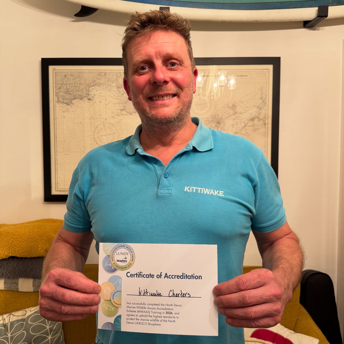Today, the Kittiwake team attended the annual North Devon Unesco Biosphere Marine Wildlife Aware Accreditation Scheme course – a course we look forward to every year!
The scheme aims to bring together like-minded individuals and businesses with one goal in mind: keeping our wildlife safe. 🐬🦭🐦
By choosing a Marine Wildlife Accredited operator, you’re supporting businesses that are committed to protecting our incredible marine life, following best practice on the water, and helping ensure animals can feed, rest and raise their young safely.
We’re proud to be part of a community that puts the wellbeing of our ocean and its wildlife first ❤️
If you’re exploring the North Devon coast, remember to look out for the Marine Wildlife Accreditation sticker and choose operators who are committed to protecting the marine environment 😁
You can read more here: https://www.northdevonbiosphere.org.uk/mwaas.html
#safewildlife #northdevonbiosphere #wildlife #safepractice #lundyisland