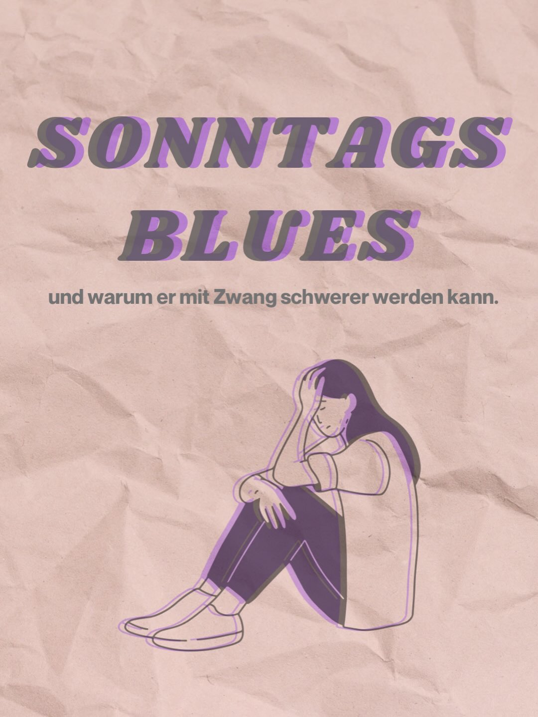 Der Sonntag war und ist für mich kein leichter Tag. Ich mag ihn irgendwie nicht besonders.
Diese Mischung aus Stille, dem Blick auf den Montag und manchmal auch Einsamkeit hat mich oft anfälliger gemacht für unangenehme Gedanken und Zwang. Gerade wenn es außen ruhig wird, wird es innen nicht automatisch auch ruhig.
Heute versuche ich, bewusster damit umzugehen und meine Haltung ein Stück zu verändern. Das gelingt mir mal besser und mal weniger, aber ich möchte den Tag nicht mehr einfach nur überstehen.
Wie geht es dir mit dem 7. Tag der Woche?
#zwangsstörung #ocdverstehen #mentalegesundheit #sonntagsgefühl #lebenmitzwang
❤️ Hinweis: Ich spreche hier aus meiner eigenen Erfahrung mit Zwängen und dem, was mir auf meinem Weg geholfen hat. Das ersetzt keine professionelle Diagnose oder Therapie. Wenn du merkst, dass dich deine Symptome stark belasten oder du unsicher bist, hol dir bitte Unterstützung bei Fachleuten, die dafür ausgebildet sind.
Meine Inhalte sollen Orientierung geben, Mut machen und das Gefühl vermitteln, dass du mit all dem nicht alleine bist – sie sind aber keine Behandlung und auch keine Anleitung für therapeutische Entscheidungen.