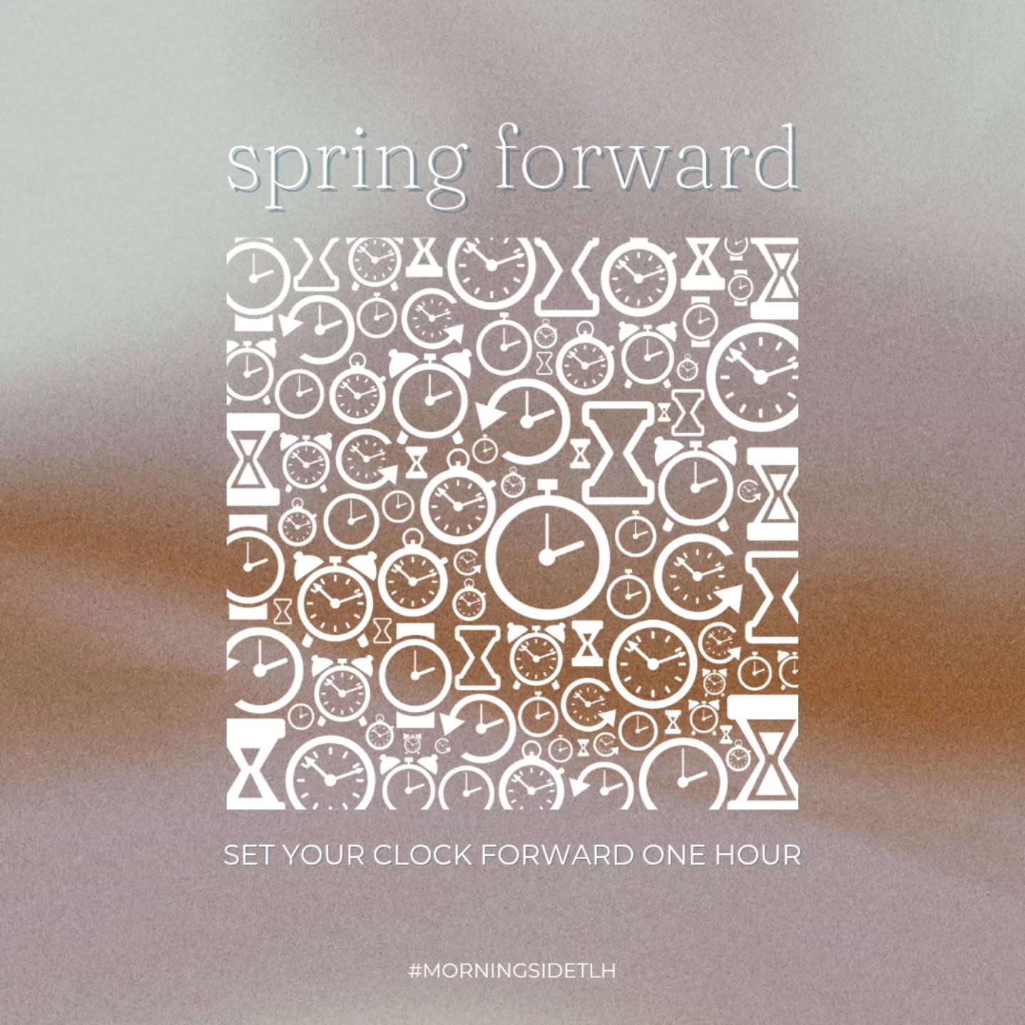 Don't forget to set your clocks ahead one hour before bed. A new season, longer days, and another Sunday to gather and worship together. 🙌
See you tomorrow morning at #MorningsideTLH! ⛪ ⏰️