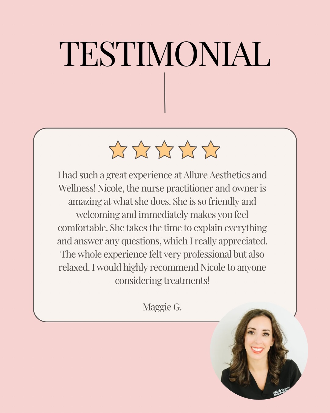šš»Just a few of the recent reviews! Thank you to my lovely patients for taking the time to leave a review!! It means so much to me and helps my business grow immensely!
.
Leaving a review is the best "tip" you can ever give me! I am always trying to improve the patient experience so I appreciate any and all feedback.
.
This is my full time job (and only job!) and I do it because I am extremely passionate about aesthetics and wellness. I always prioritize patient outcomes above all because I want you to have the best experience! ā¤ļø
.
Love you guys! Thank you for your ongoing support!!
.
āļøBOOK WITH ME āļø
š»www.allureaw.com
š 563-258-4698
.
āļø FOLLOW ME āļø
Nicole Powers, ARNP, AGNP-BC (owner)
Allure Aesthetics + Wellness
@allure_iowa
.
#medspa #dubuque #iowa #nurseinjector #nursepractitioner