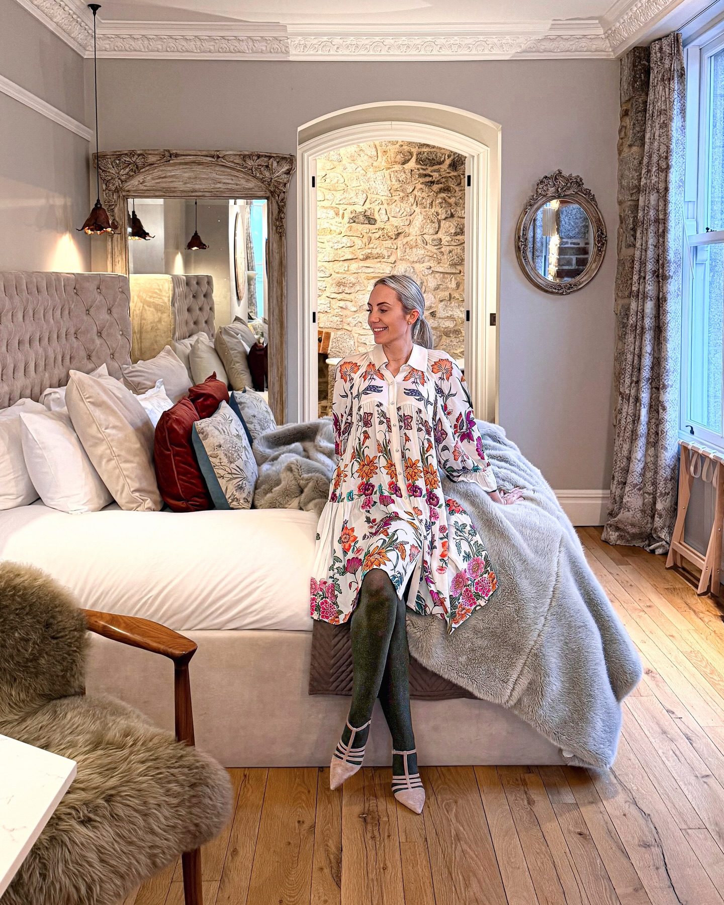 International Women’s Day is the perfect moment to pause and reflect on the women who shape our lives, the ones who guide us, support us, and quietly show us what strength really looks like.
Strength isn’t always loud.
Sometimes it looks like grace, resilience, kindness, and the quiet confidence that comes from knowing who you are.
Today feels like the perfect day to celebrate that.
Wearing the beautiful “Mia” dress by Gina Bacconi, crafted from soft cupro georgette with delicate pearl buttons, while staying in the most elegant suite at Host St Ives. A place that feels calm, timeless and luxurious, the perfect backdrop for a moment of reflection.
I’ve teamed this with sandals from the new Spring collection at @danielfootwear which are proving to be the perfect transitional pair for these sunnier but still cool days.
To the women building dreams, raising families, supporting others, leading businesses, and creating their own paths…
You are extraordinary.
Happy International Women’s Day 🤍
#InternationalWomensDay #GinaBacconi #stivescornwall #slowfashion #internationalwomensday2026
*gifted