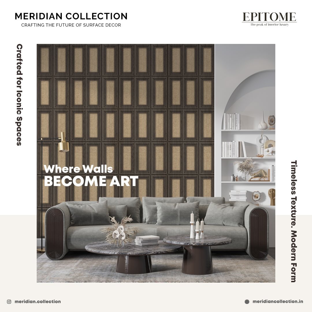 Where texture meets craftsmanship.
Epitome Collection brings together refined designs, elegant cane effects, and rich textures to create walls that truly stand out.
Because some interiors deserve more than just panels — they deserve detail.
✨ Discover the Epitome Collection.