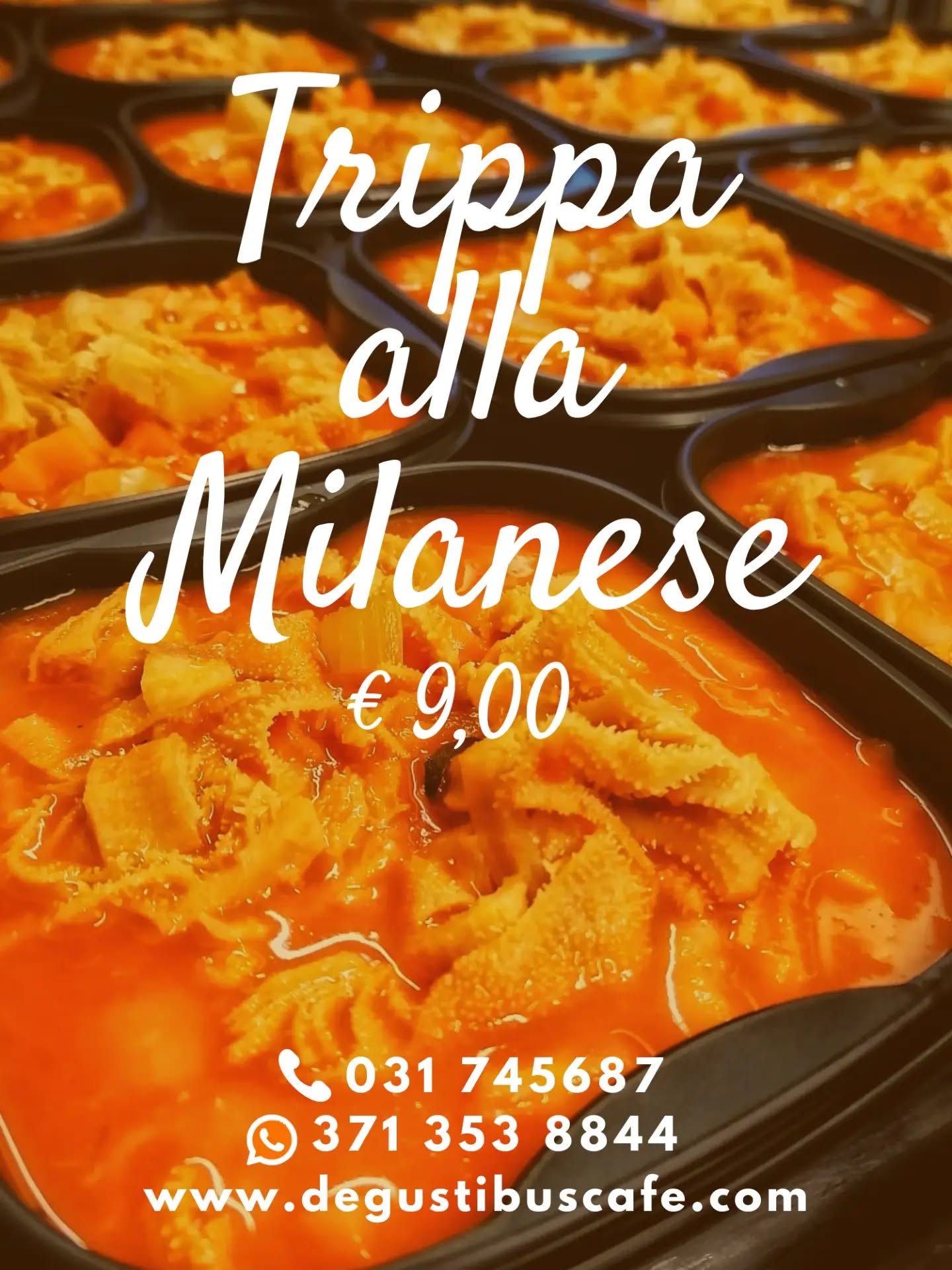 Questo weekend la nostra trippa alla milanese ti aspetta!
Passa in negozio e ritira la tua porzione.
#degustibus #DeGustibusCafe
#trippaallamilanese