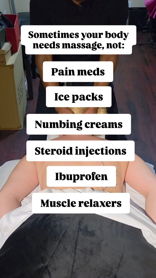 Not everything needs medication.
Sometimes your muscles just need proper bodywork
#MassageTherapy #yyc #calgary #relief #smallbusiness